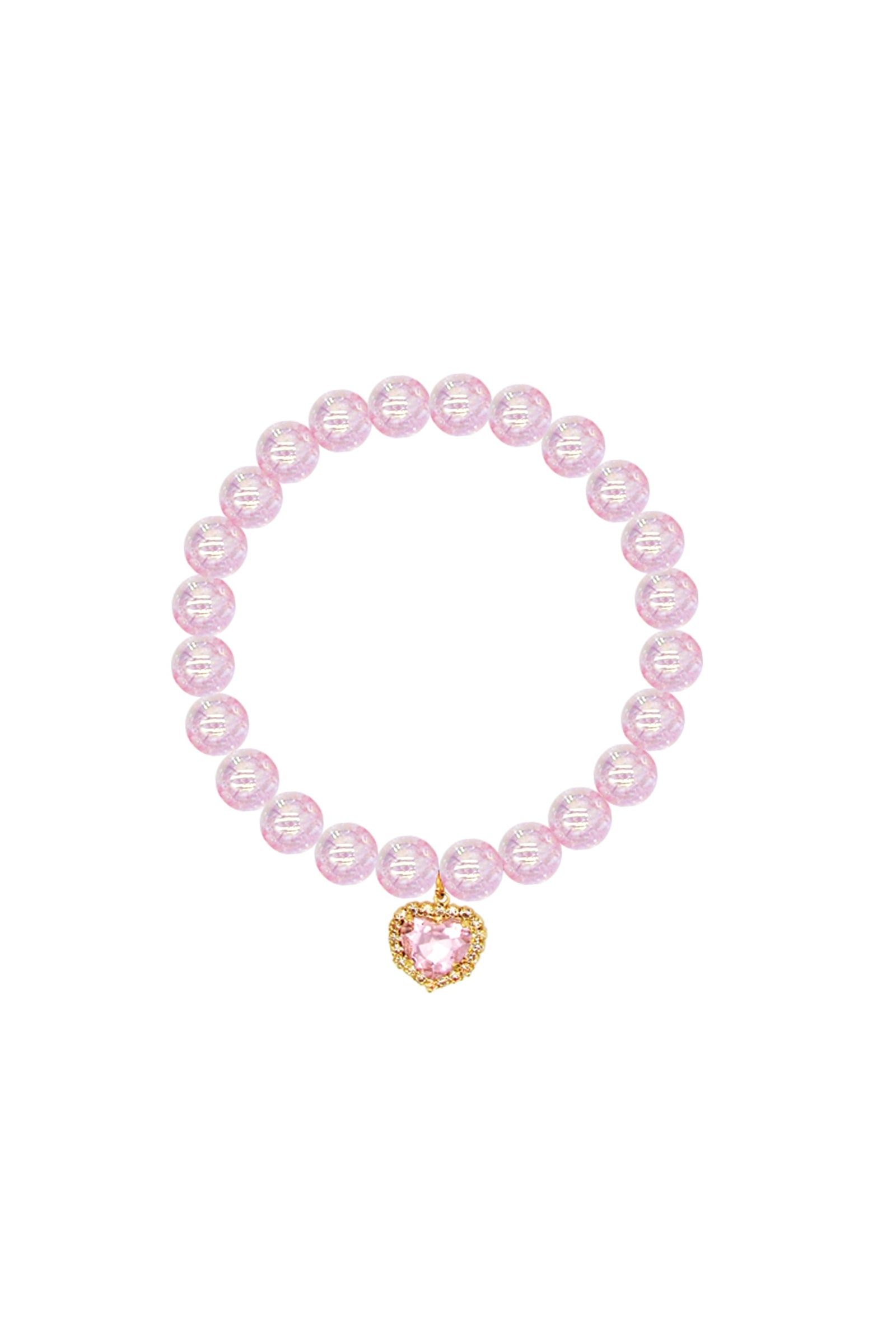 Pink heart sale bracelet