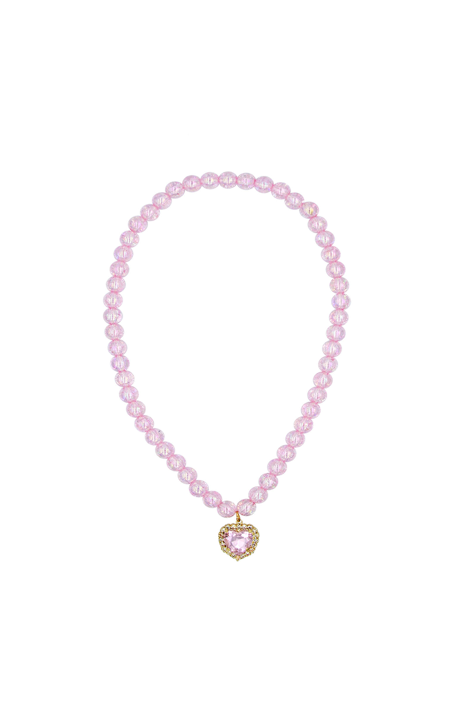 Pink 2025 heart pendant