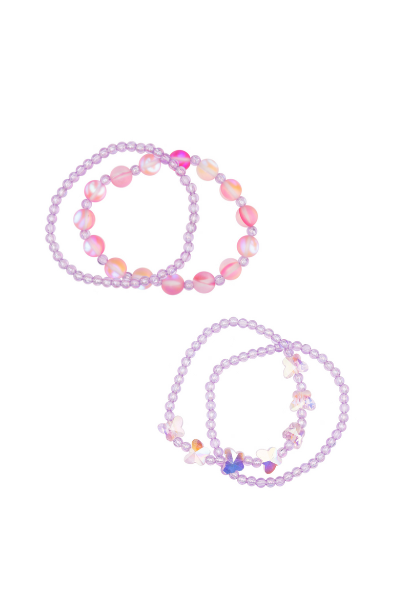 Boutique Shimmer Butterfly Bracelets, Assorted