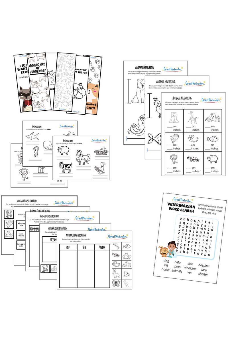 Animal Themed Learning Materials