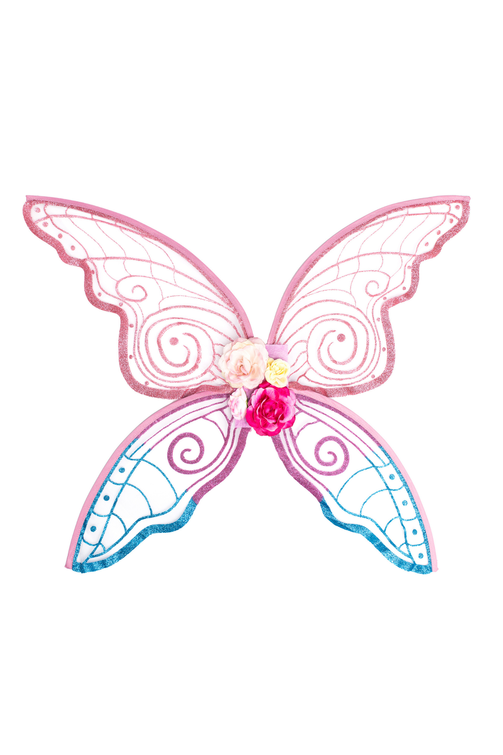 Pink and Blue Fairy Blossom Wings