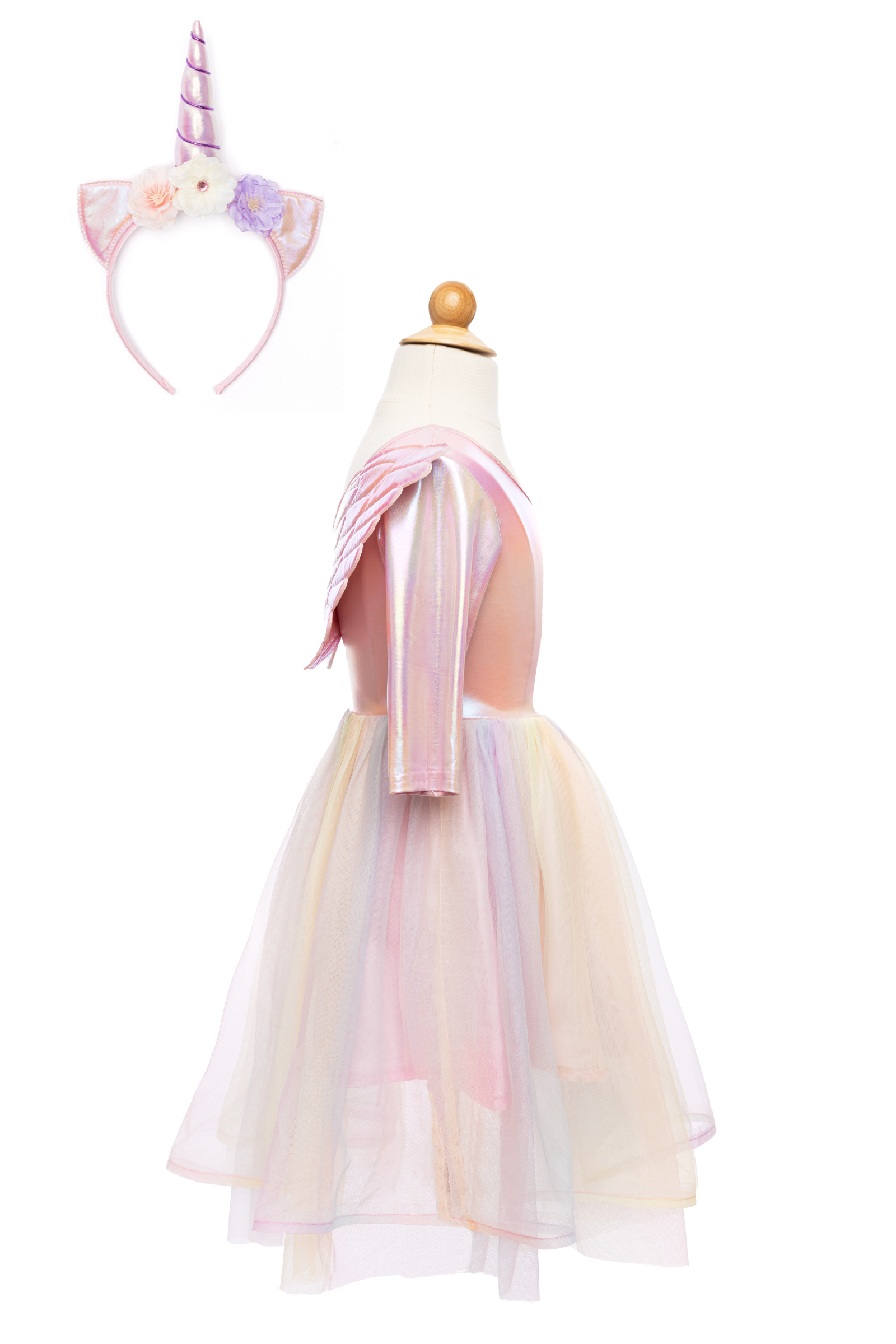 Alicorn Dress with Wings & Headband