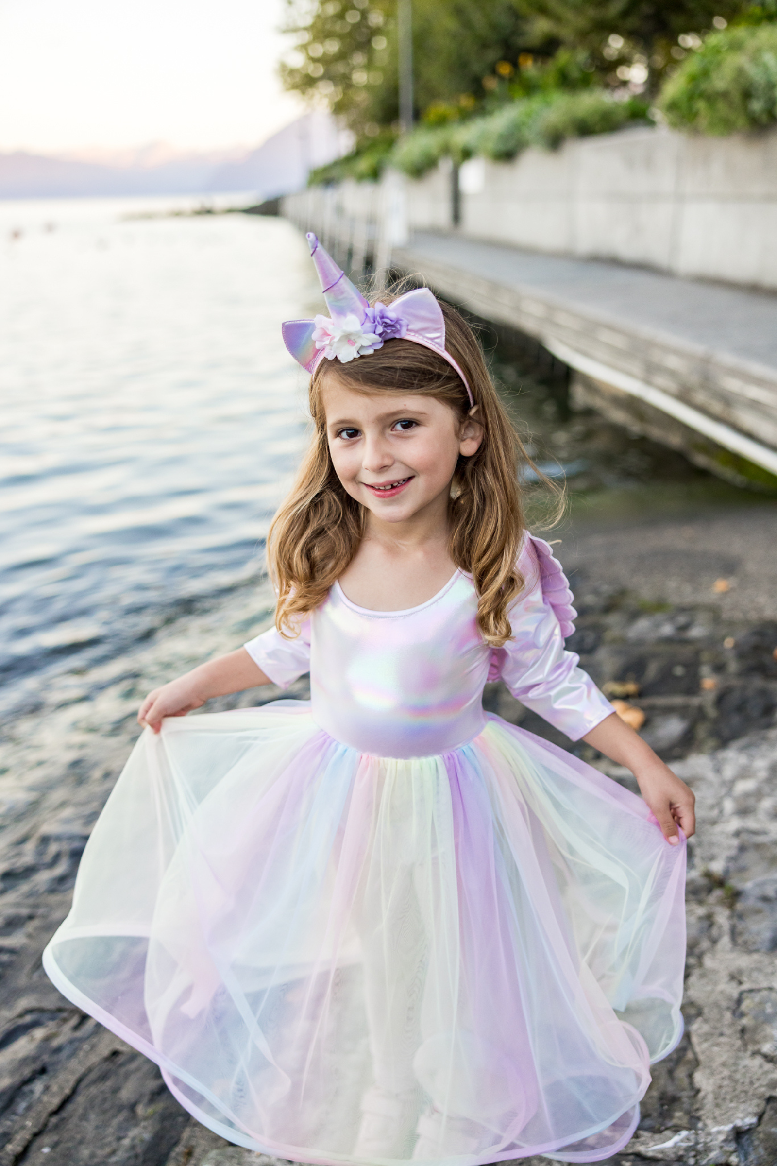 Alicorn Dress with Wings & Headband