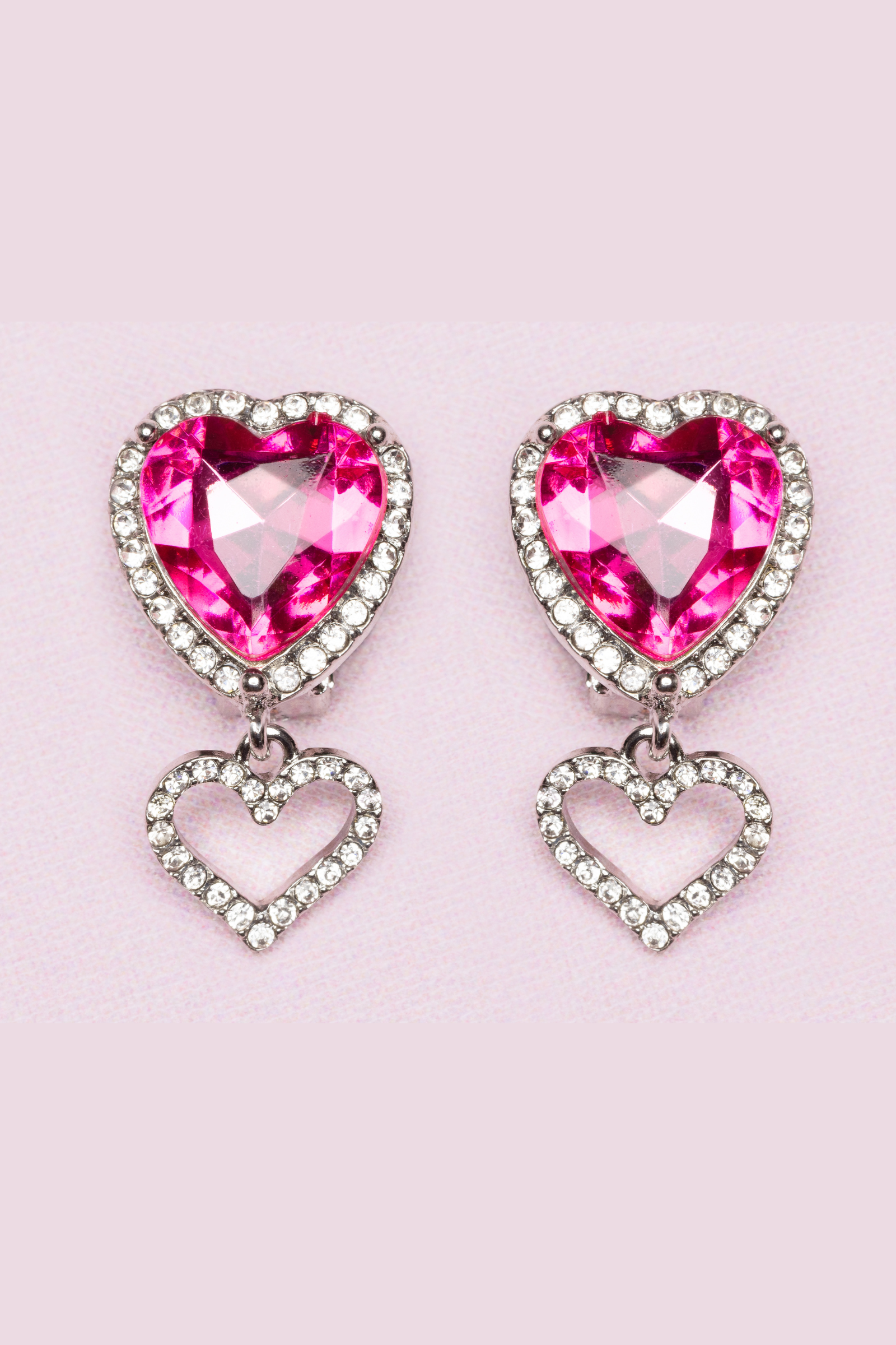 Boucles d'oreilles Boutique Heart Jewel Clip On
