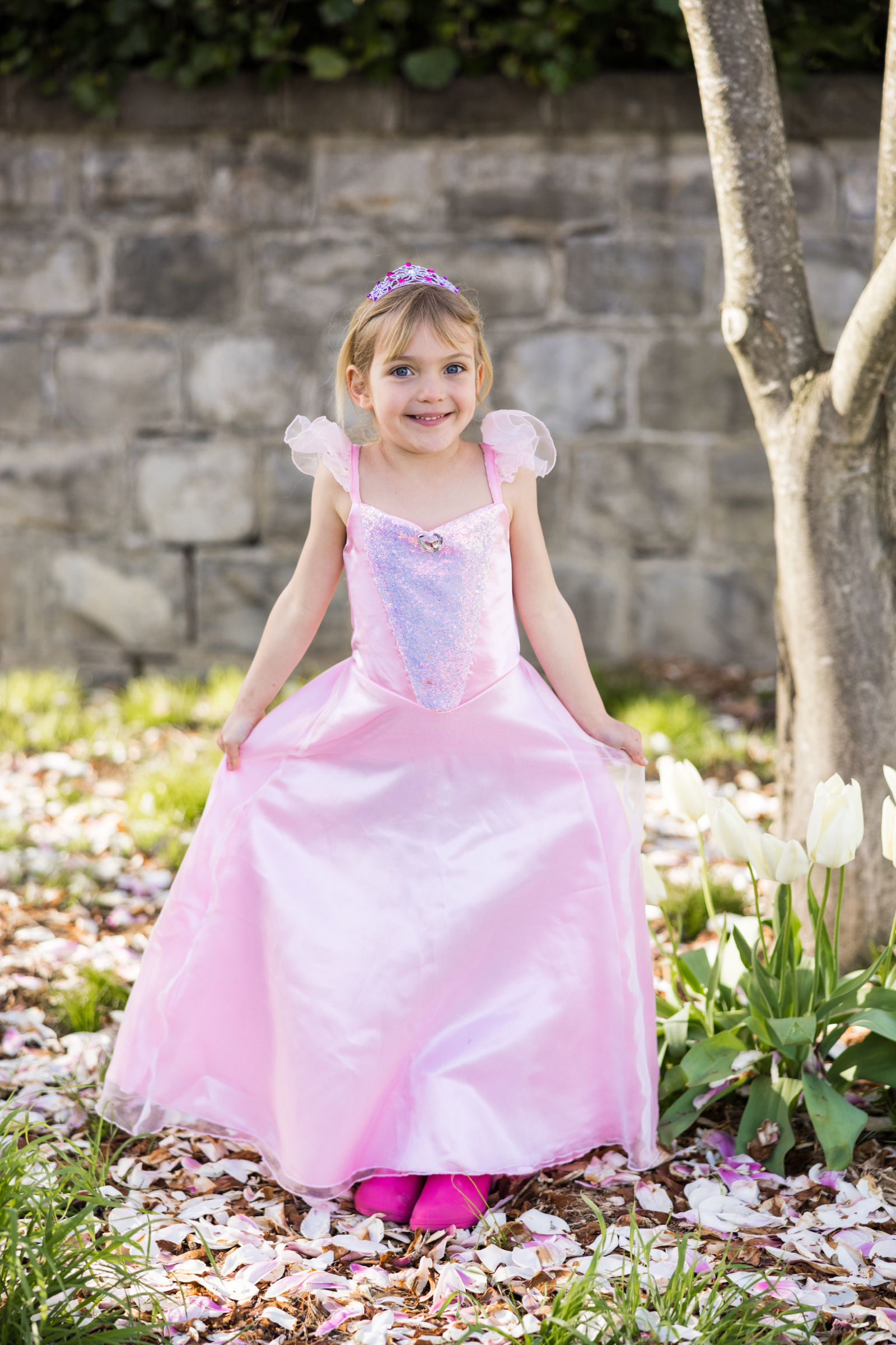 Light pink princess sales dress