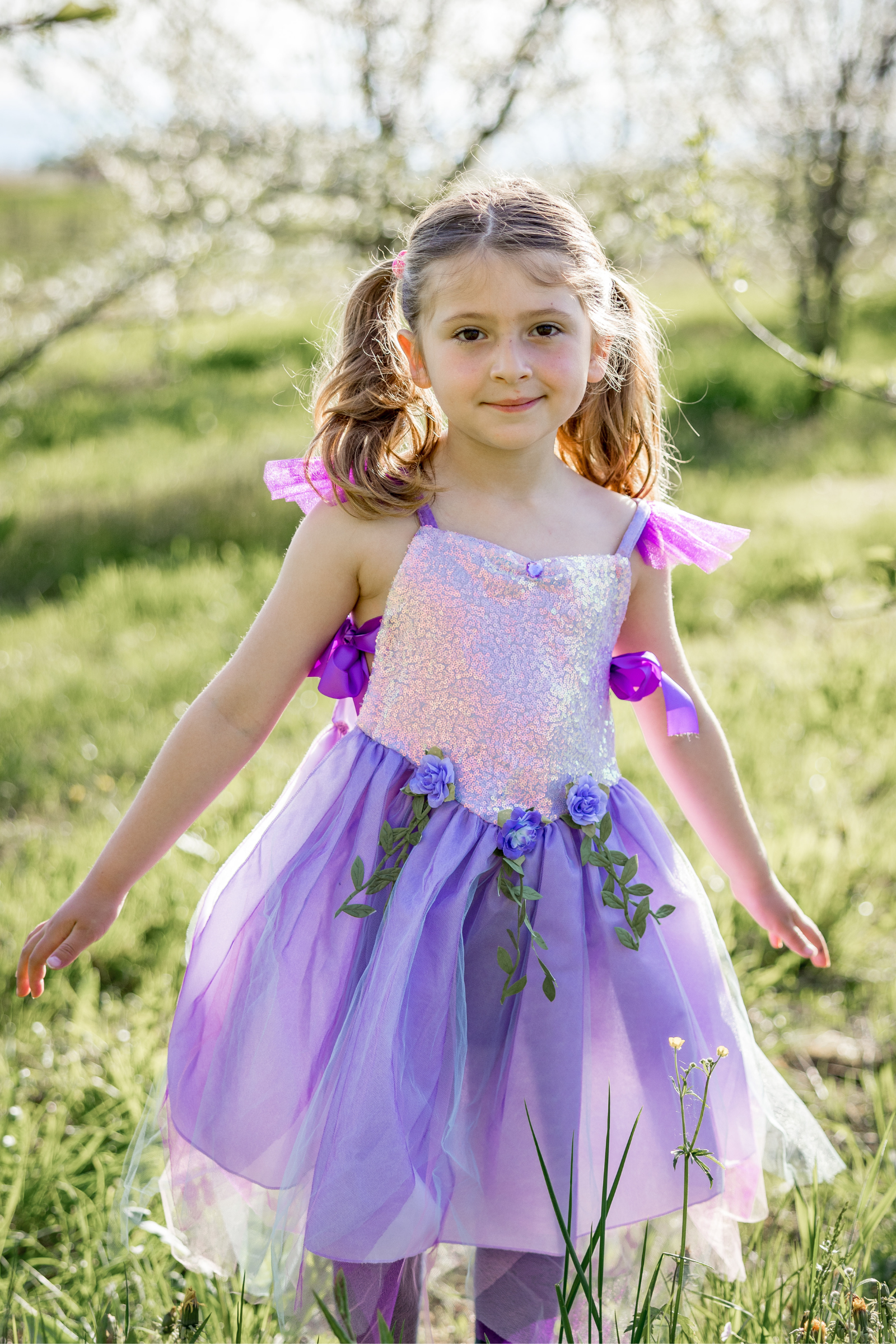 Lilac Sequins Forest Fairy Tunic
