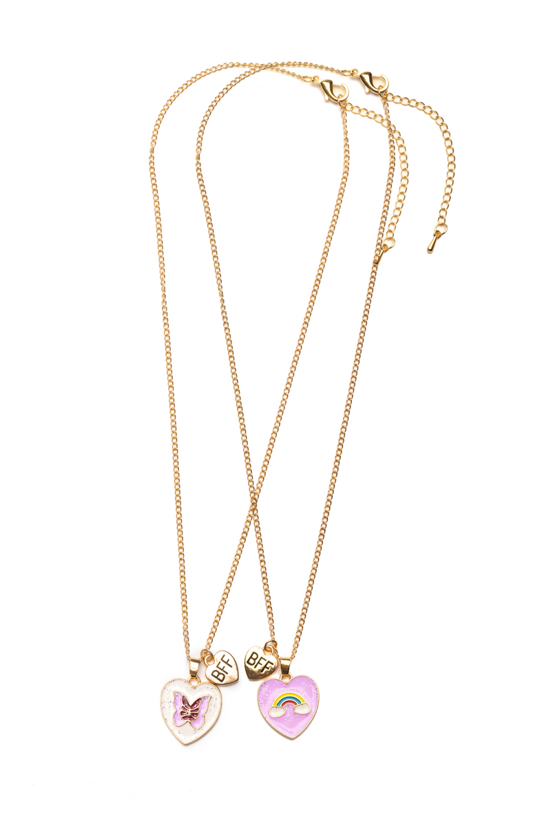 Rainbow Butterfly BFF Necklace, Assorted