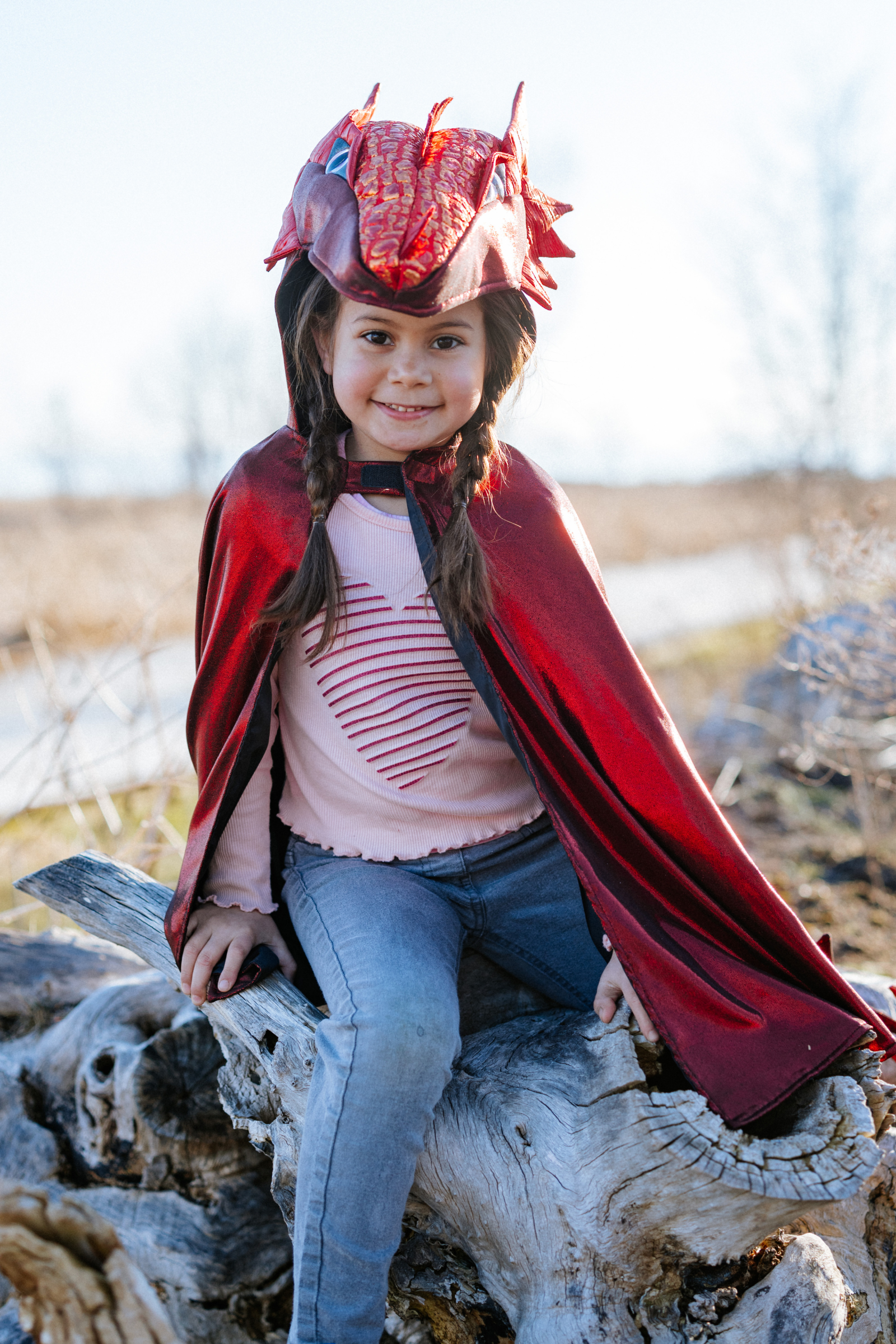 Ruby The Metallic Dragon Cape