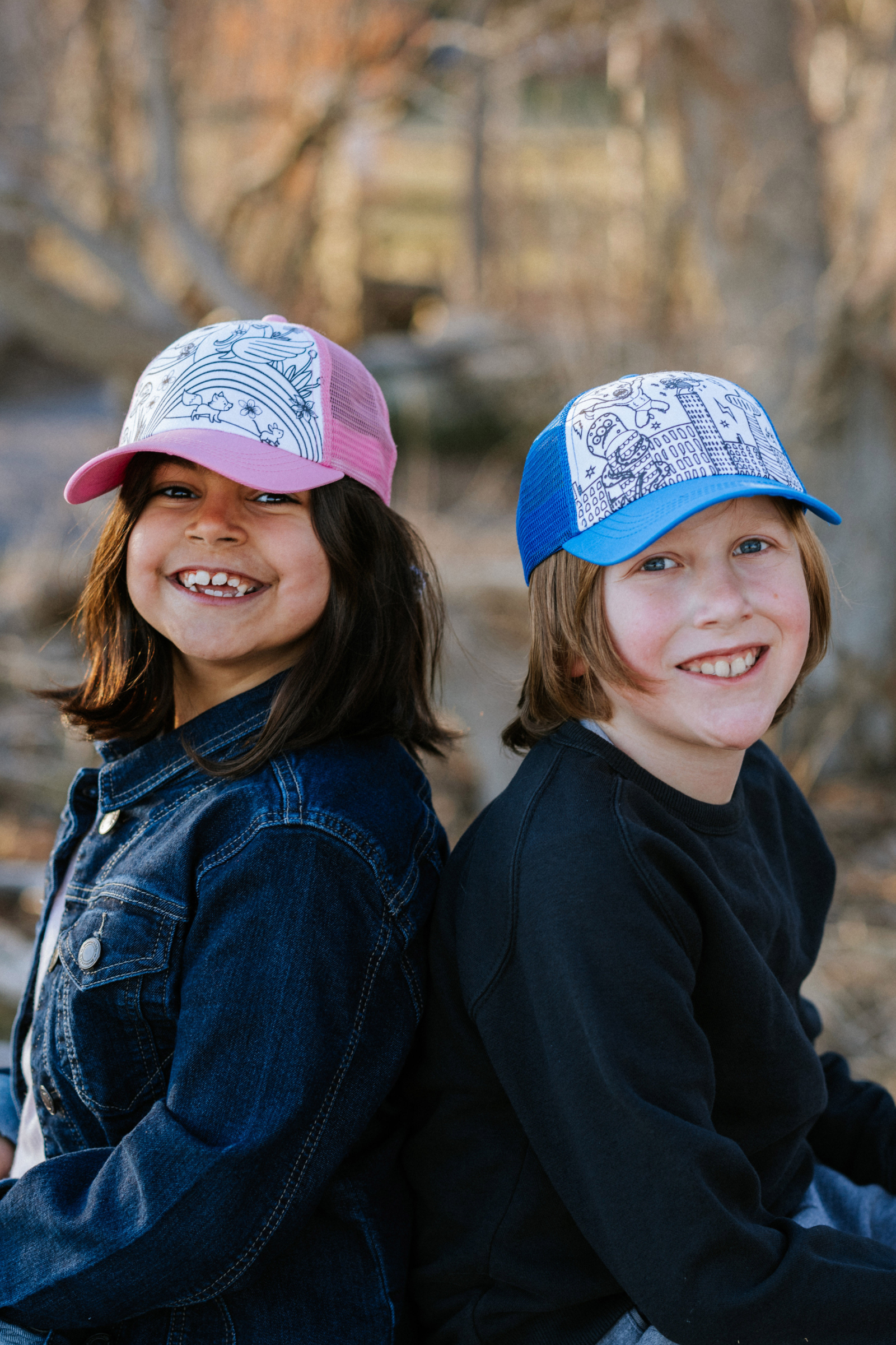 Superhero Colour-in Ball Cap