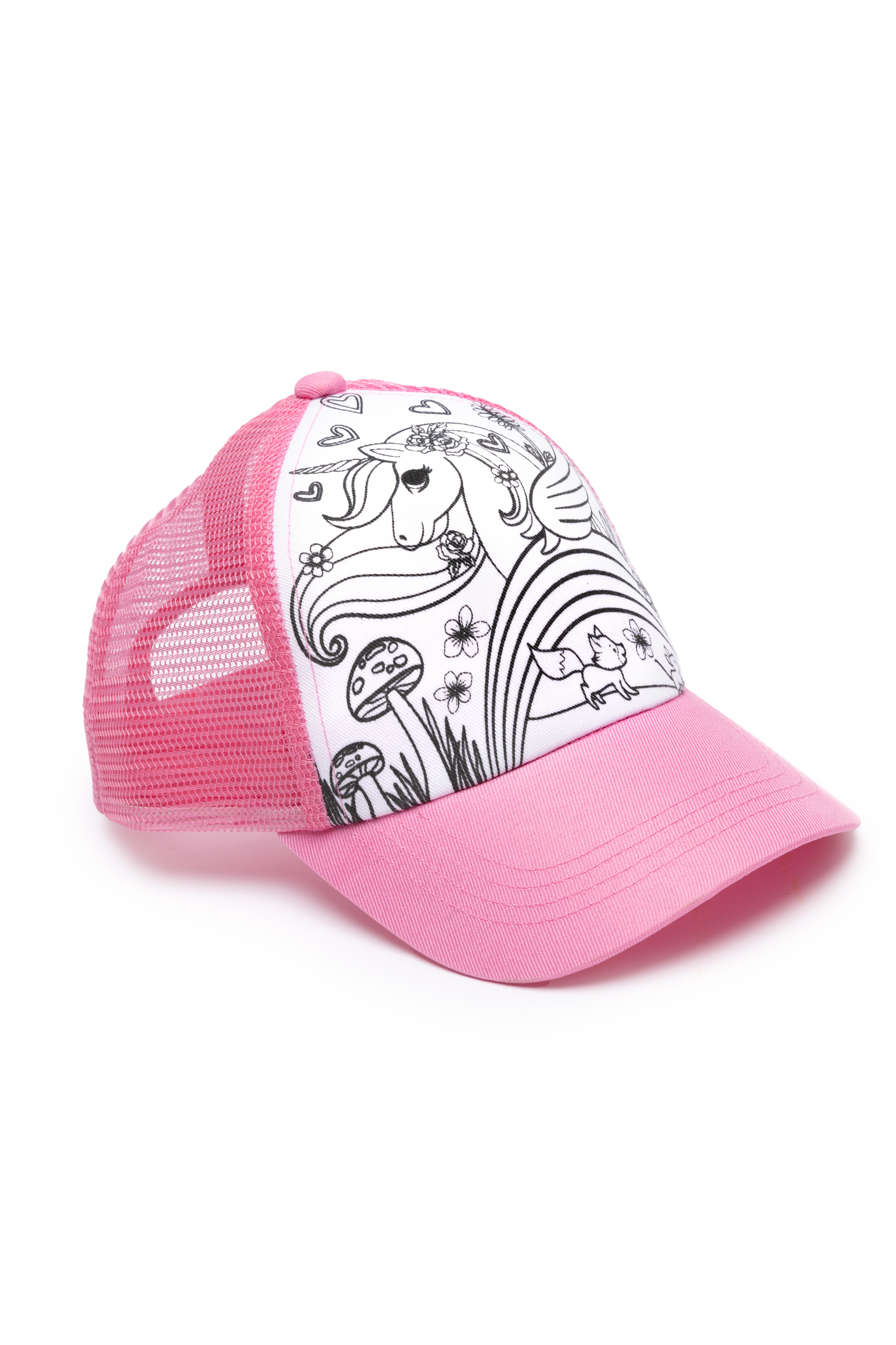 Unicorn Colour-in Ball Cap