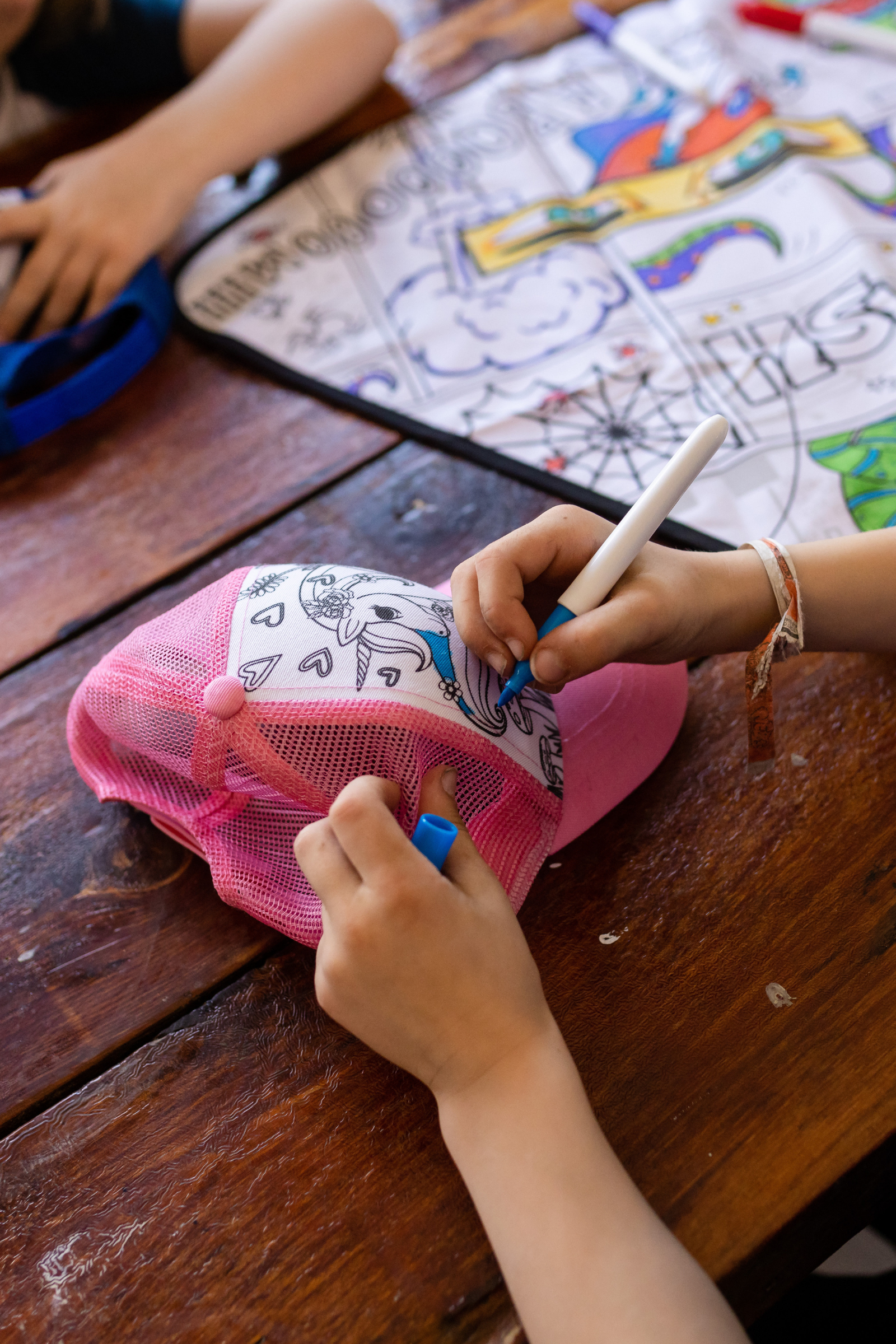 Unicorn Colour-in Ball Cap