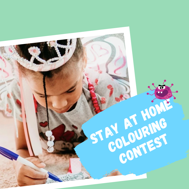 Great Pretenders Stay at Home Colouring Contest