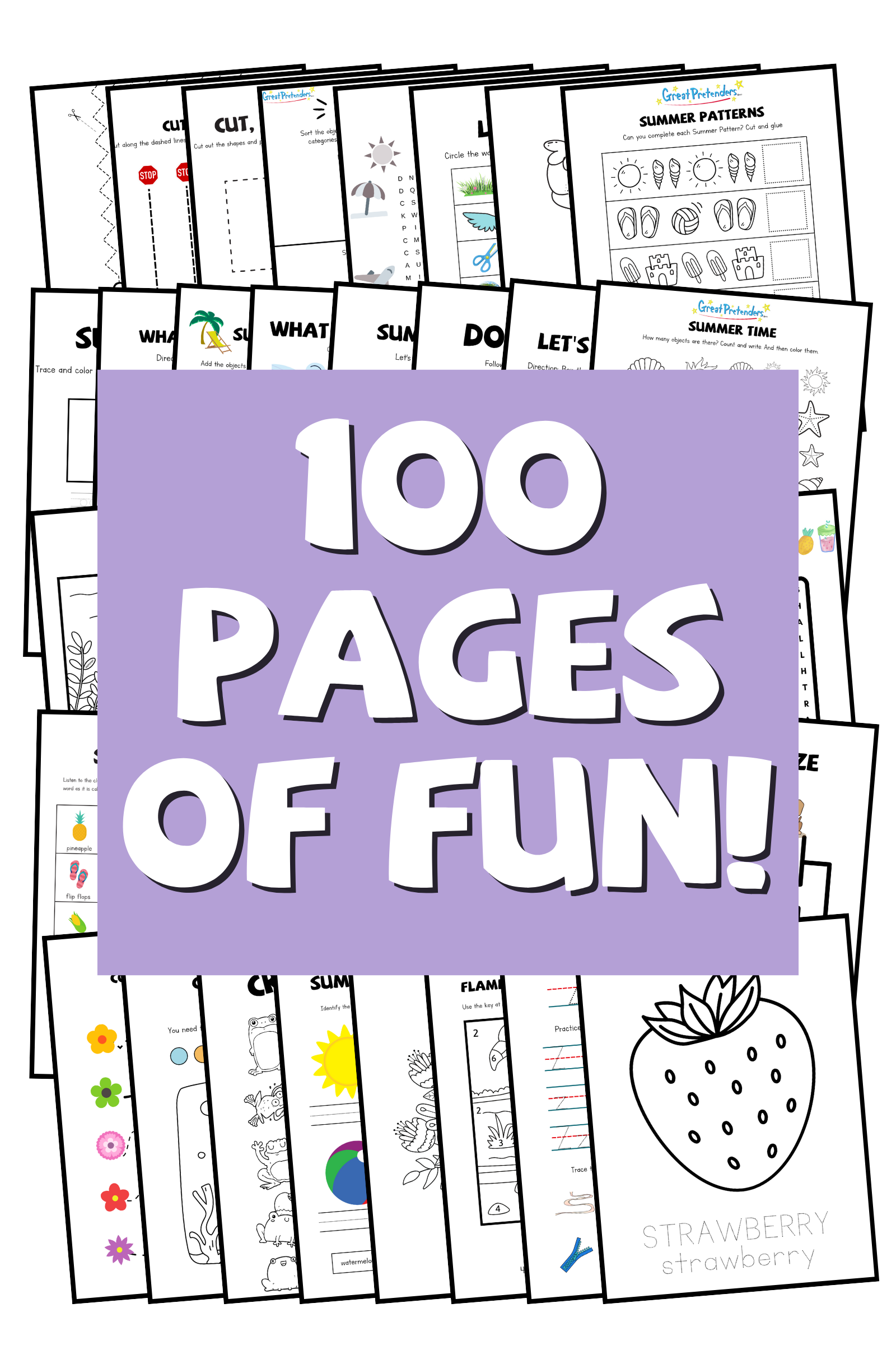 Summer Learning Materials - 100 pages!
