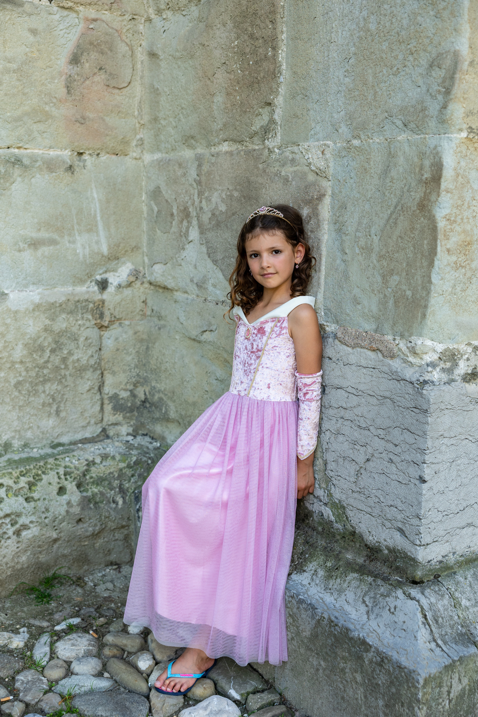 Robe de princesse velours Belle au Bois Dormant