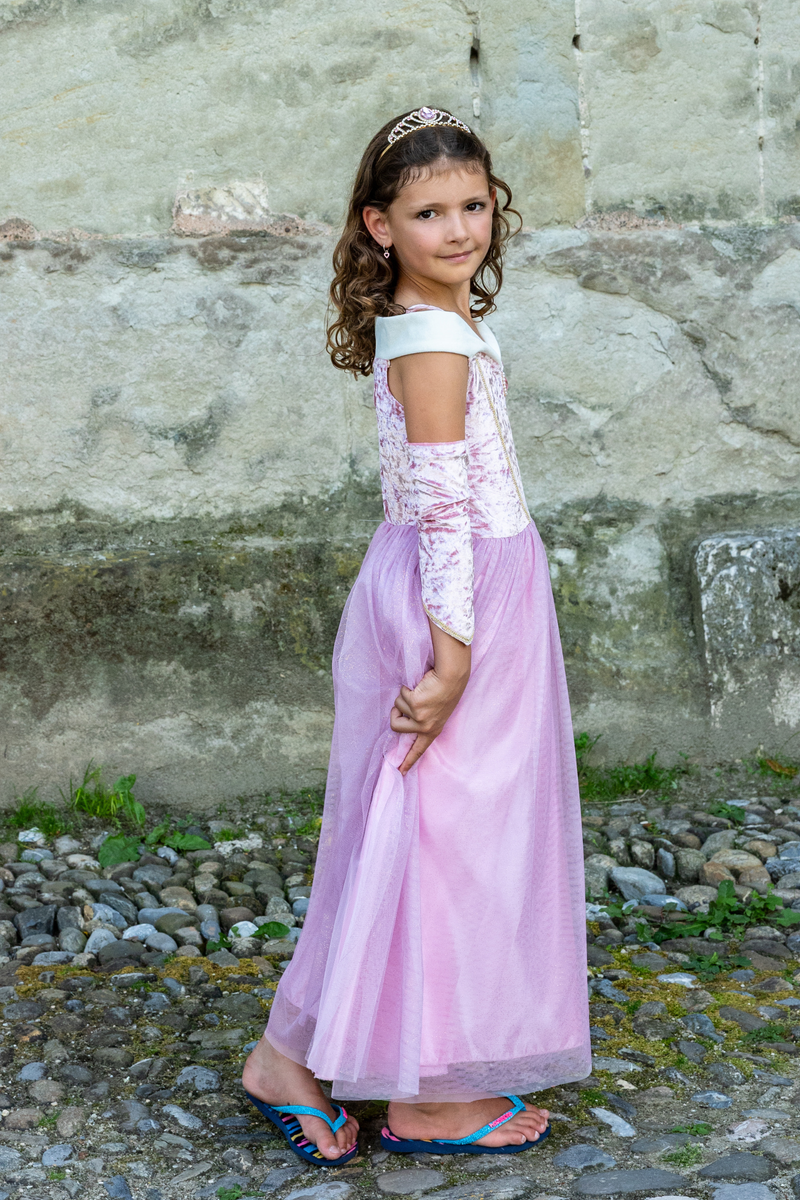 Robe de princesse velours Belle au Bois Dormant