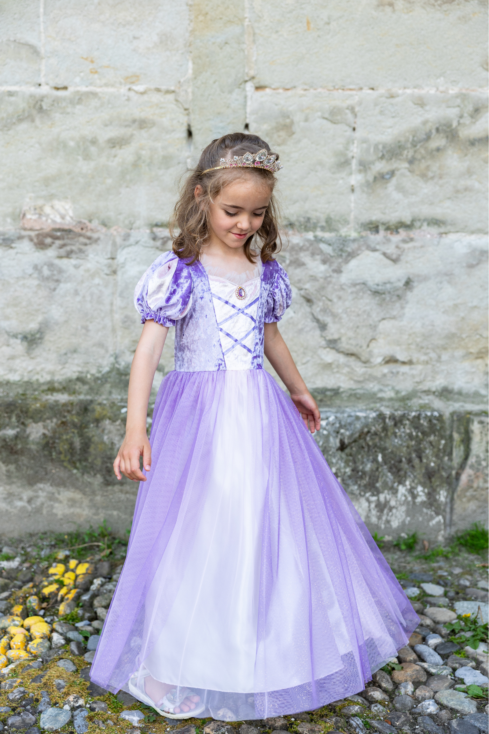 Robe de princesse velours Reiponce 