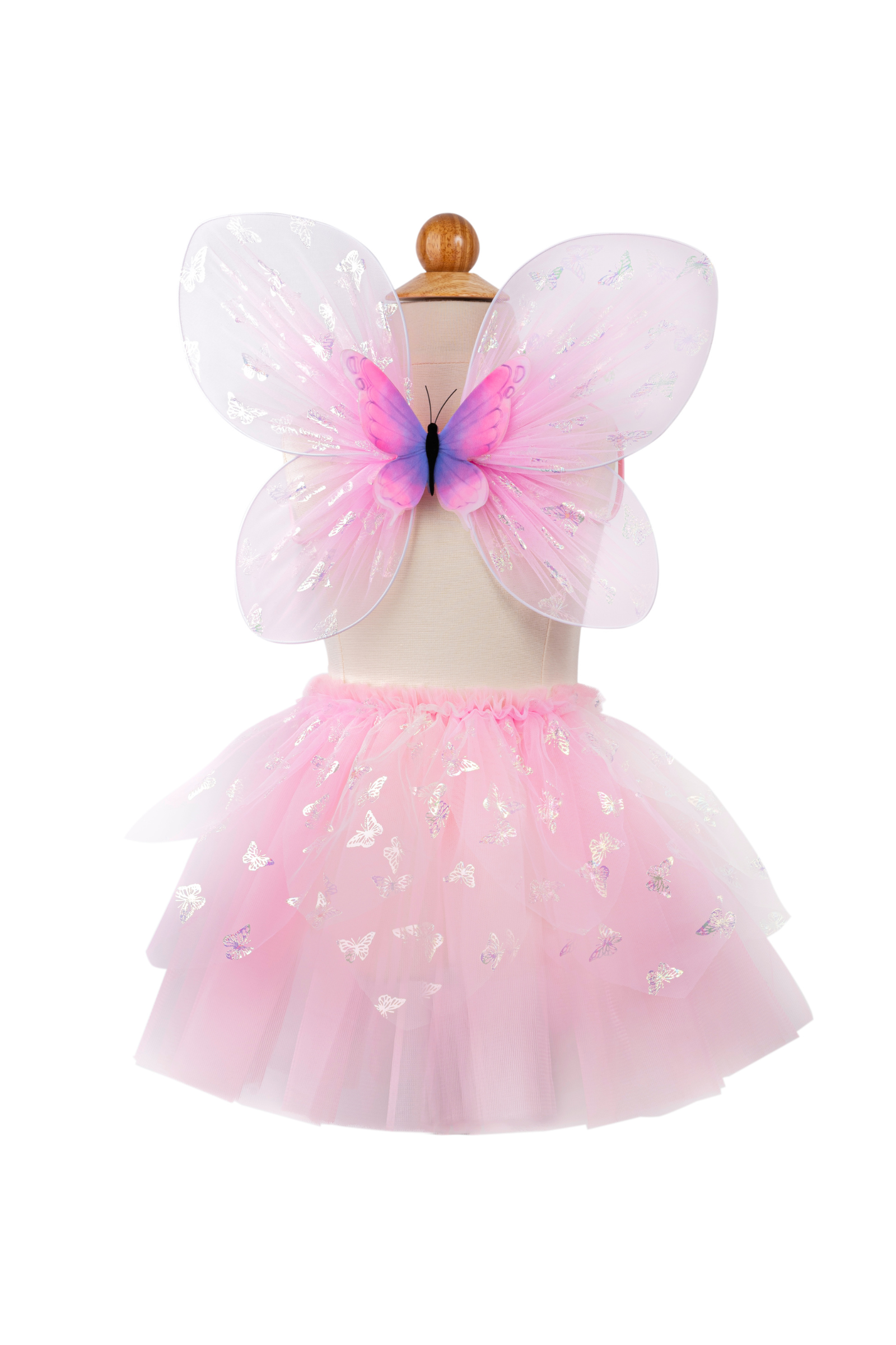 Set de papillon "Flutter" rose, jupe et ailes