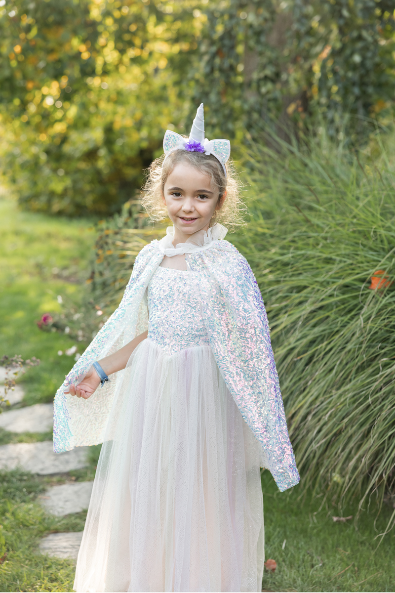 Robe à paillettes arc-en-ciel