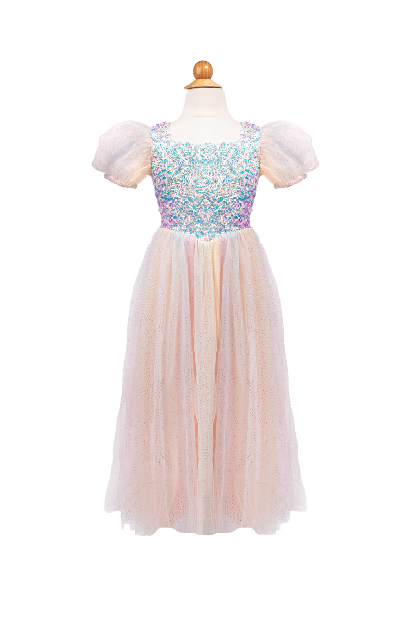 Robe à paillettes arc-en-ciel