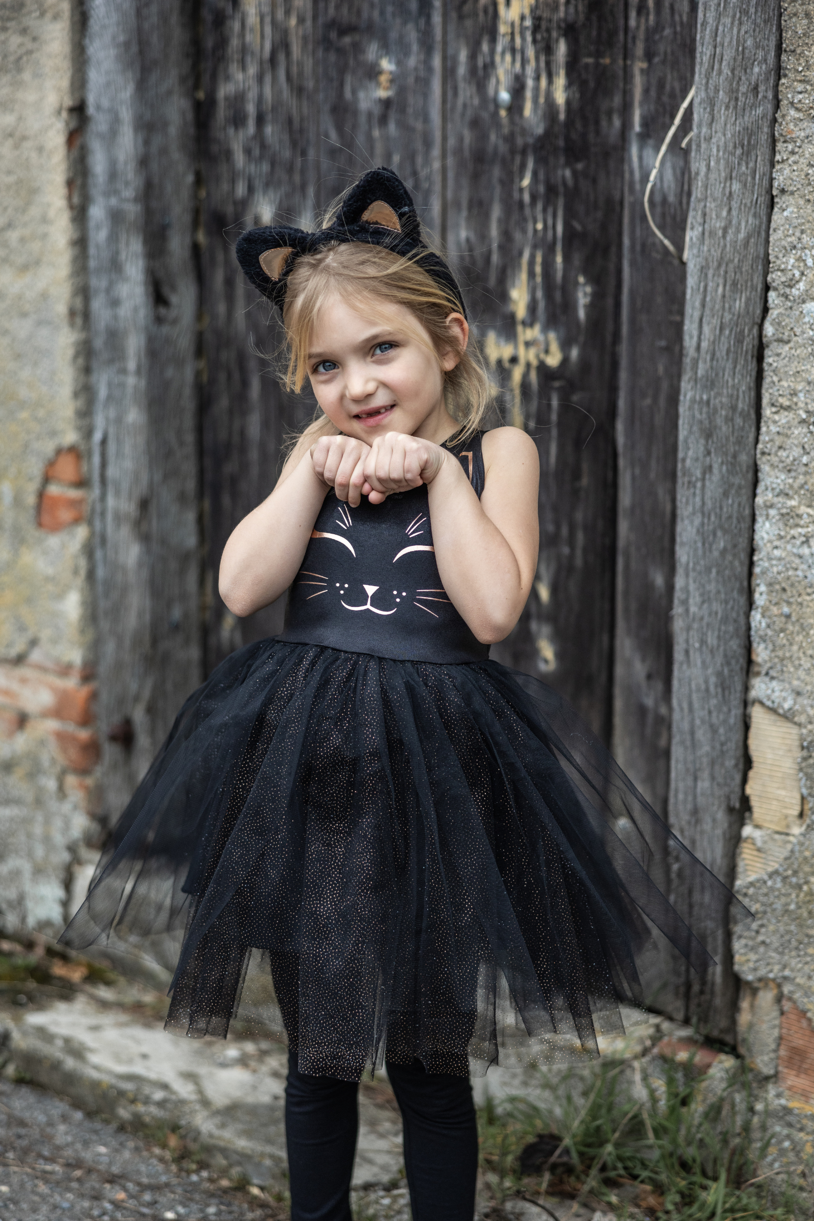 Black Cat Dress & Headpiece