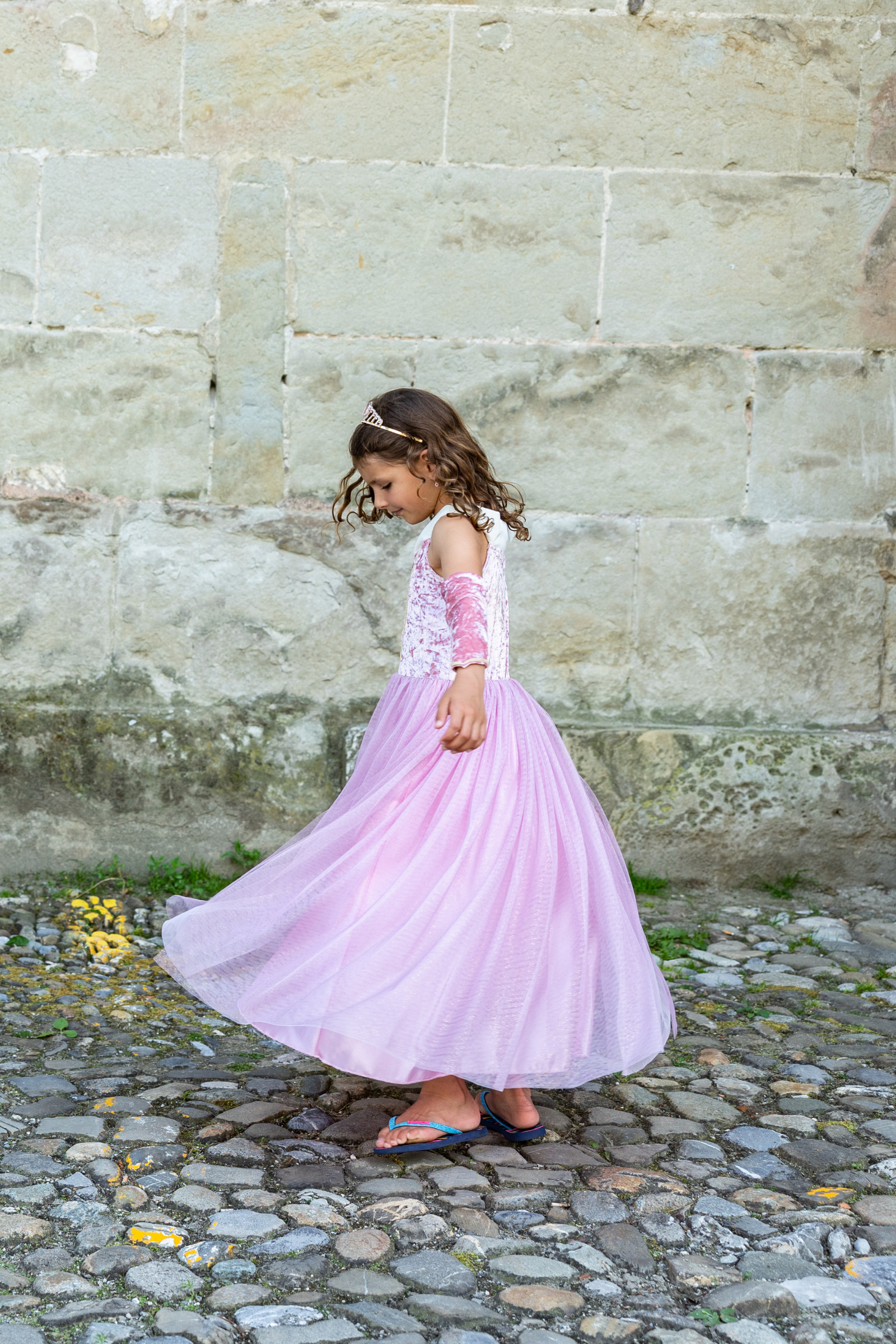 Robe de princesse velours Belle au Bois Dormant