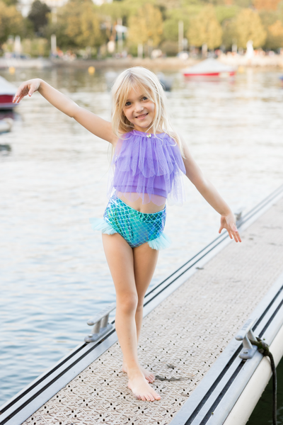 Girls mermaid swimsuit clearance