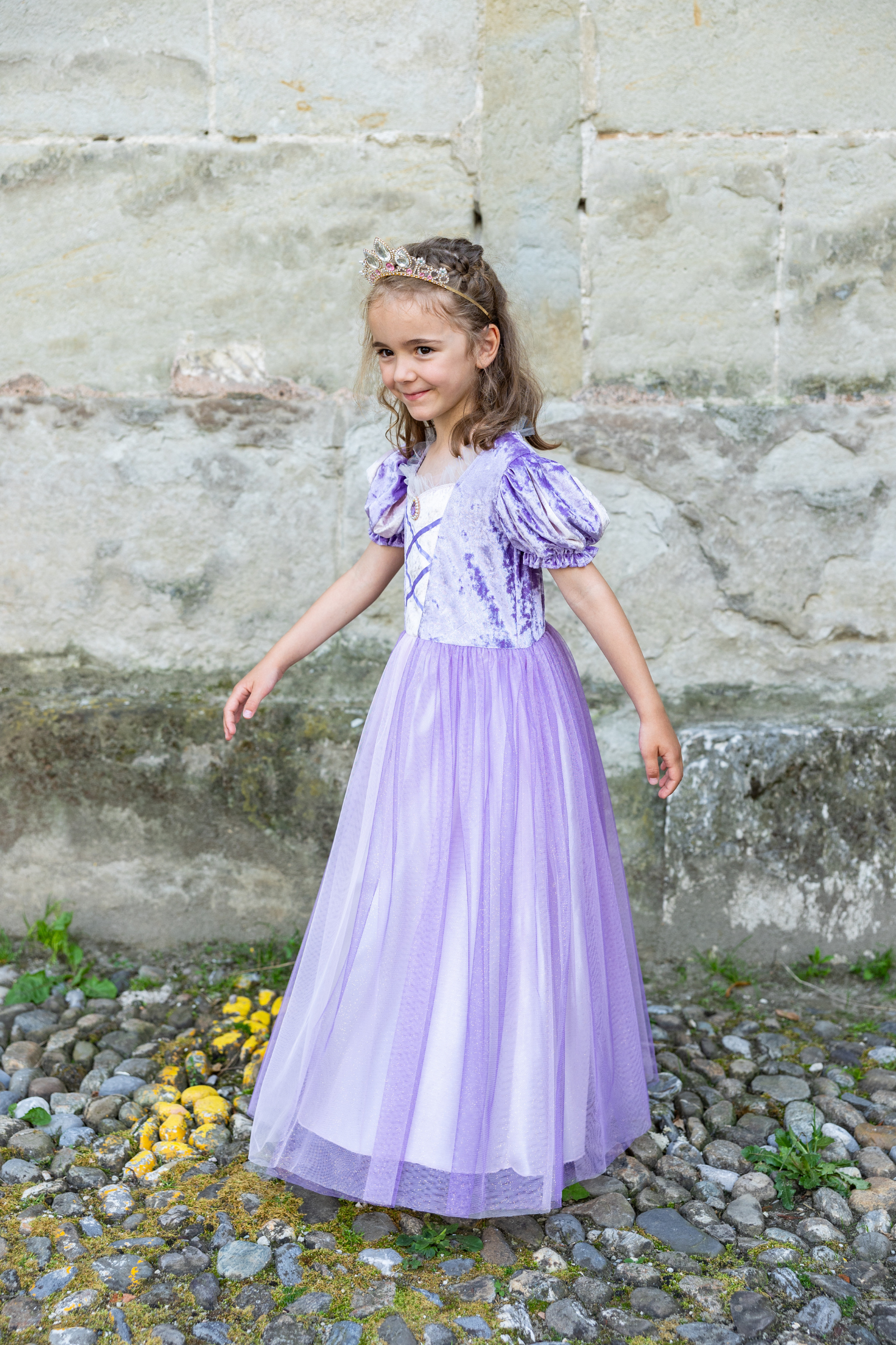 Robe de princesse velours Reiponce 