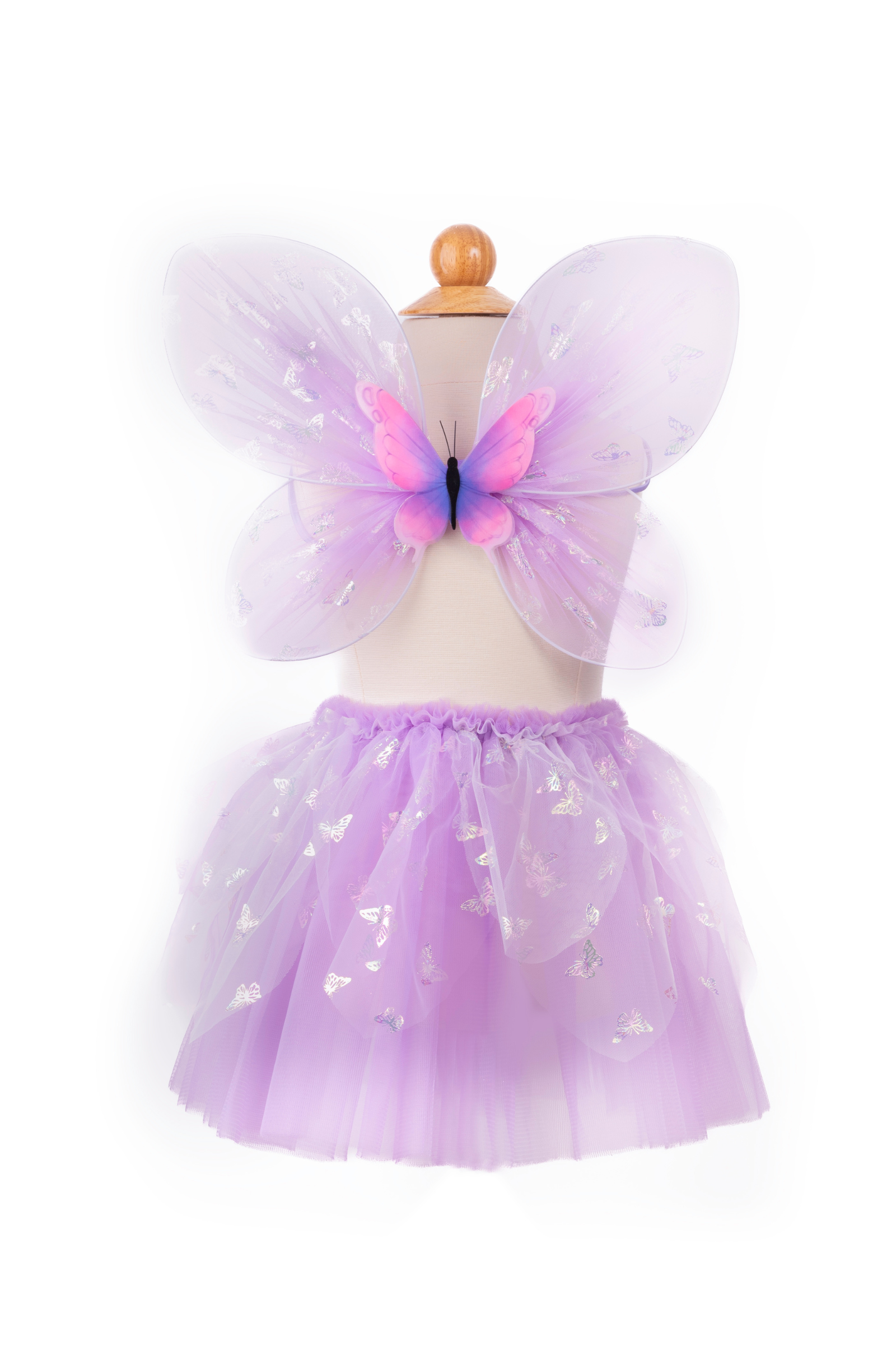 Set de papillon "Flutter" rose, jupe et ailes