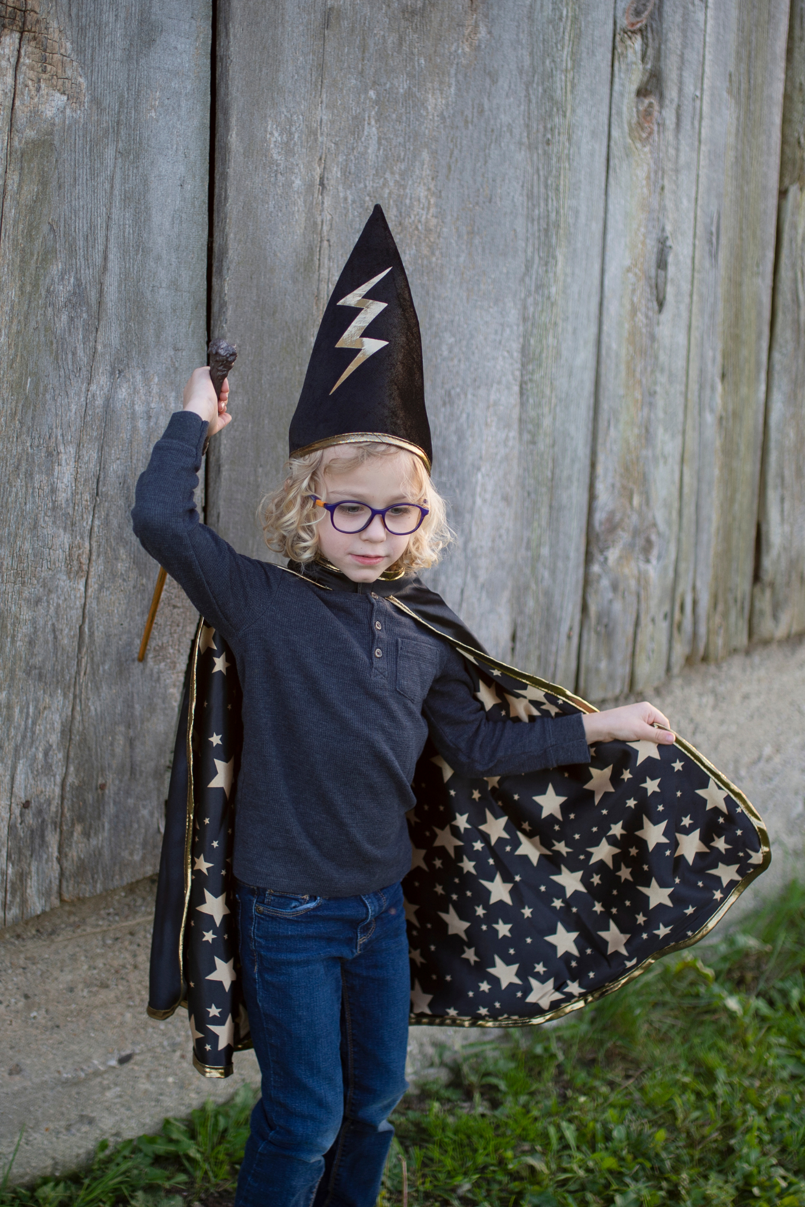 Reversible Wizard Cape and Hat