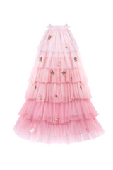 Blush Christmas Tree Dress & Headpiece