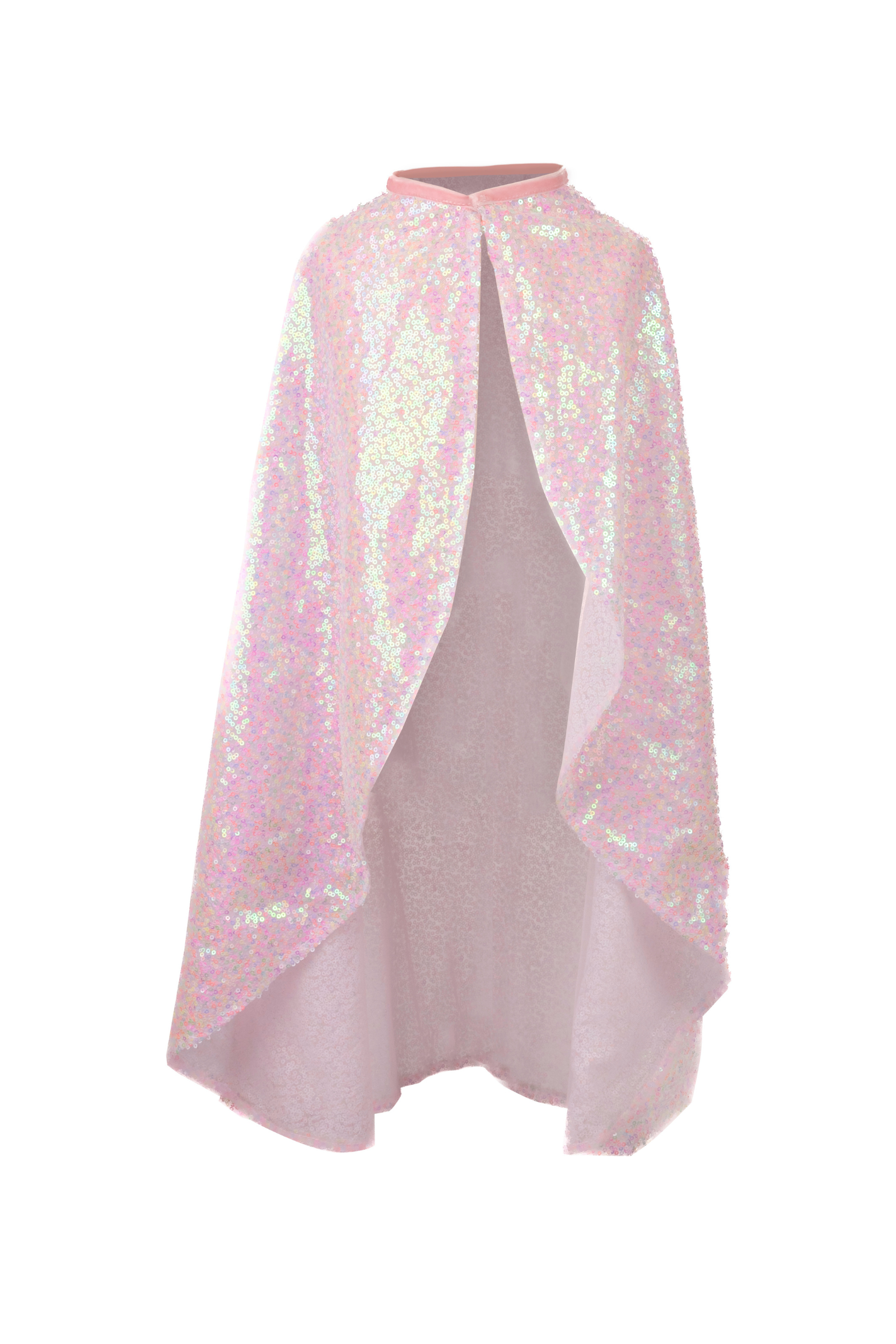 Pink Sequins Twirl Cape