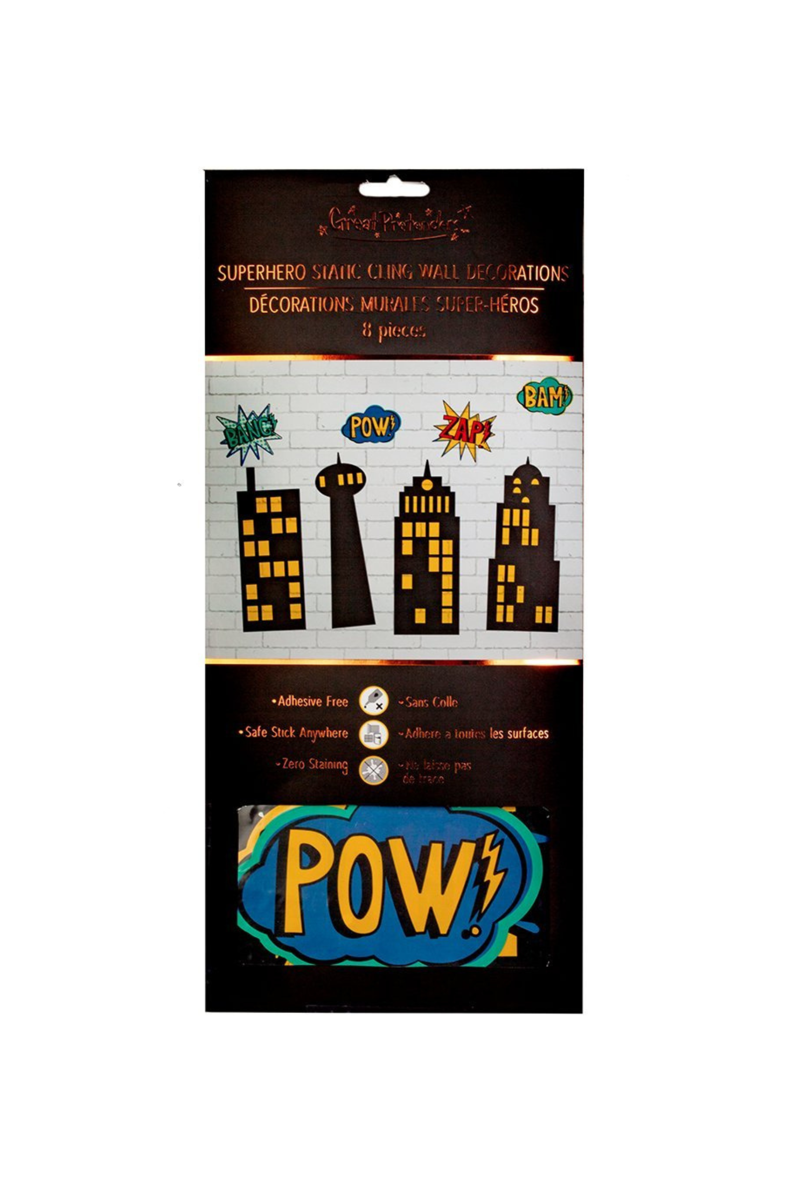 Static Cling Decorations, Buildings