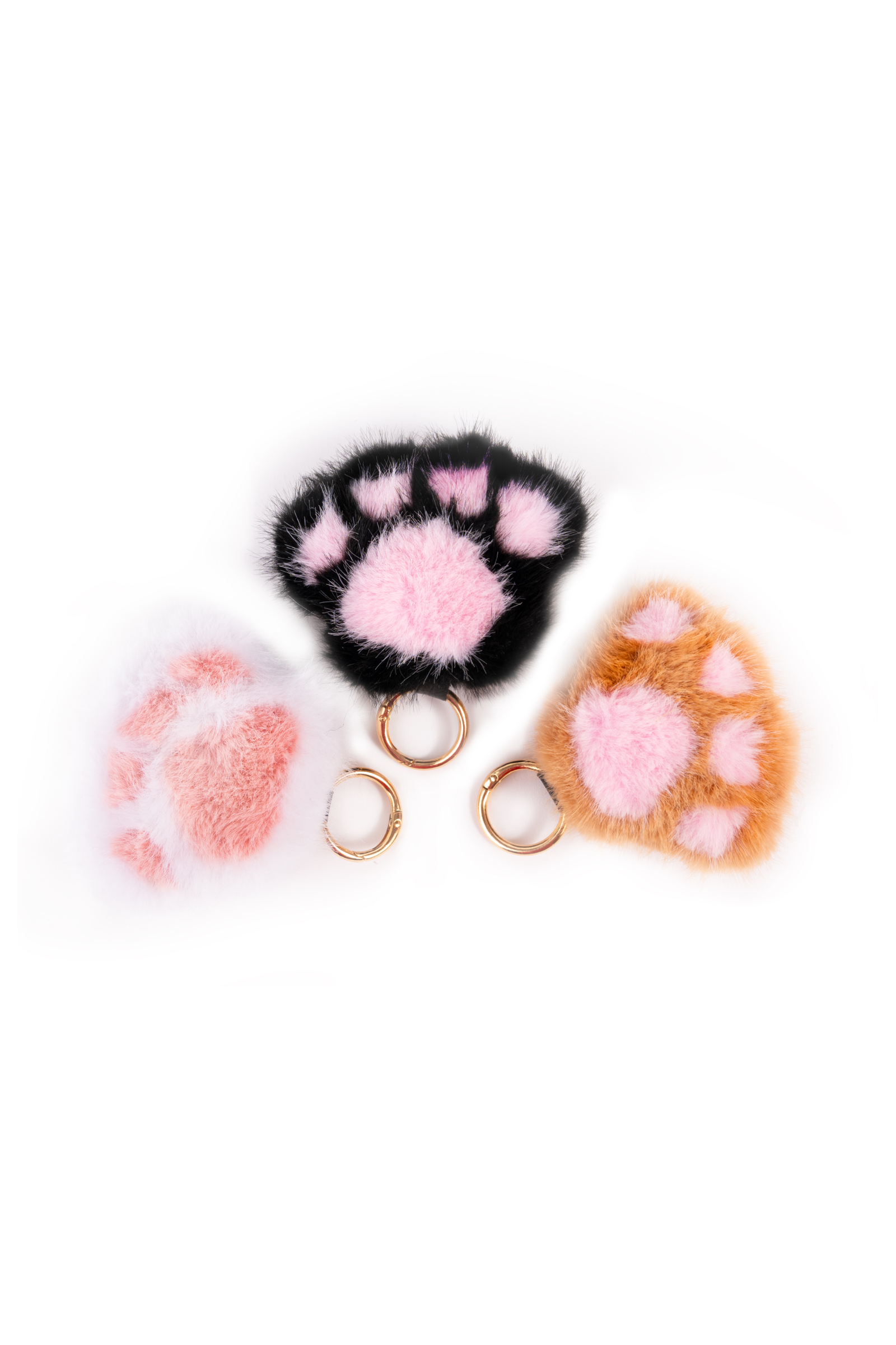 Breloque de sac Jolies Patounes, assortie