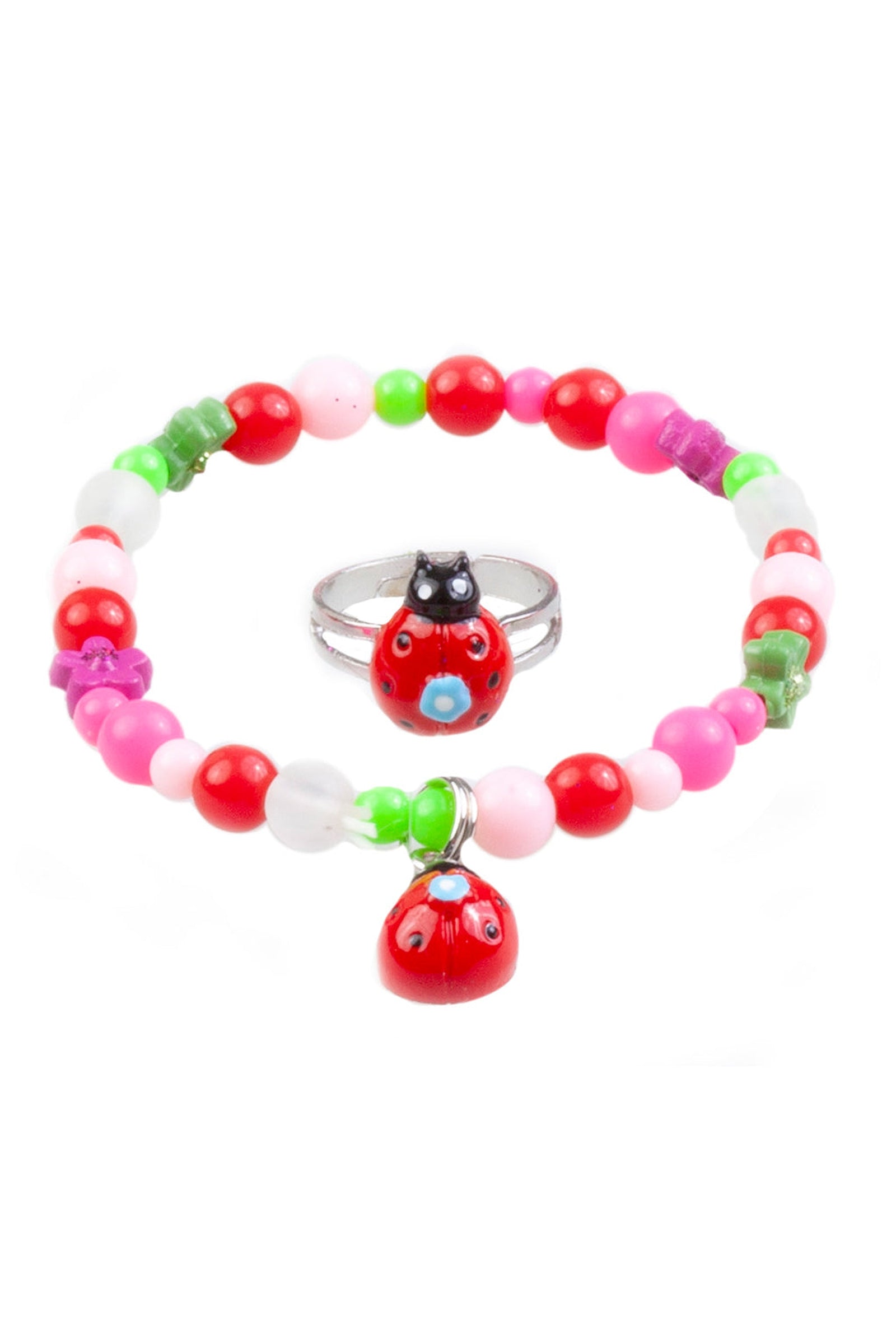 My Fair Ladybug Bracelet & Ring Set