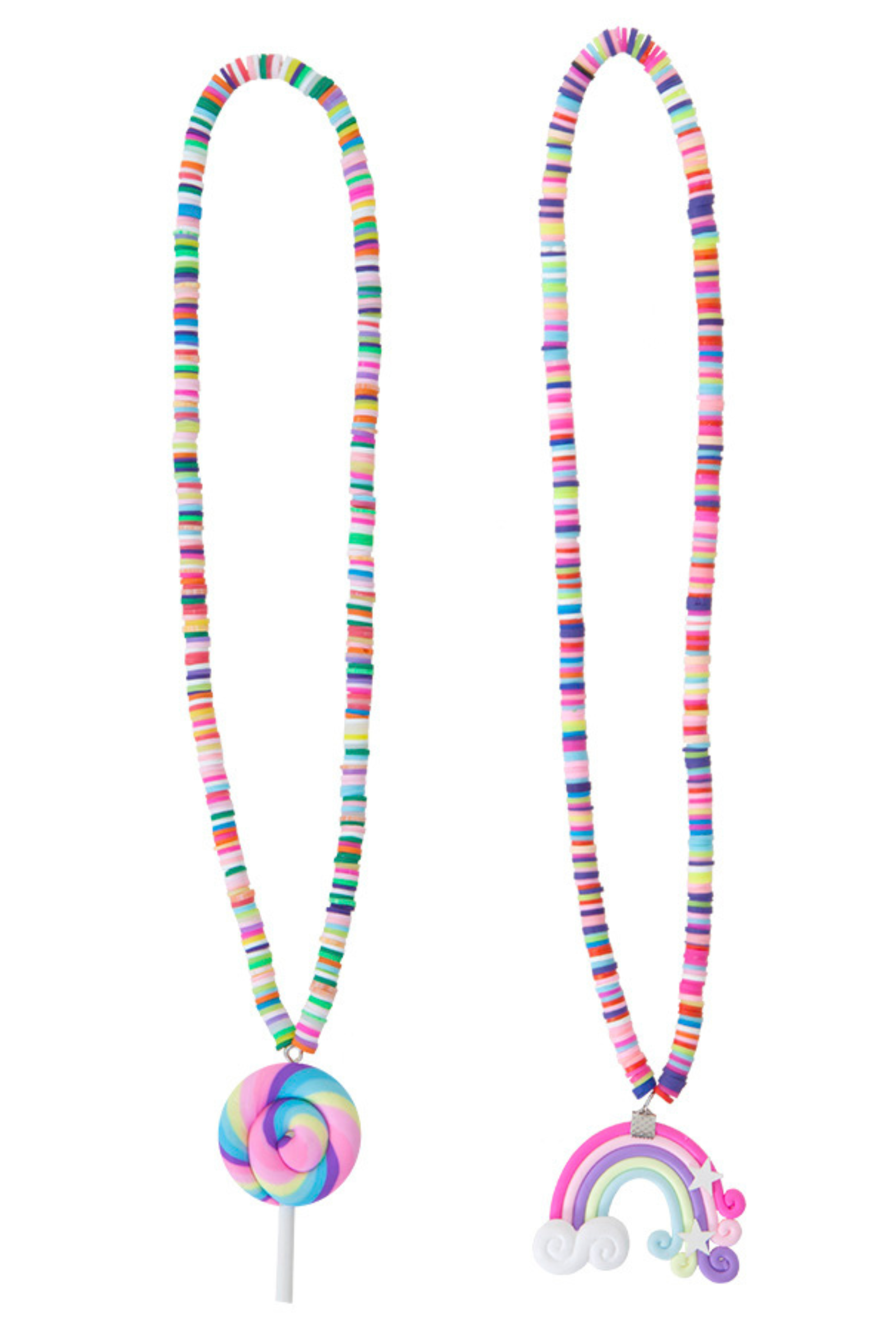 Rainbow Lolly Necklace, Assorted