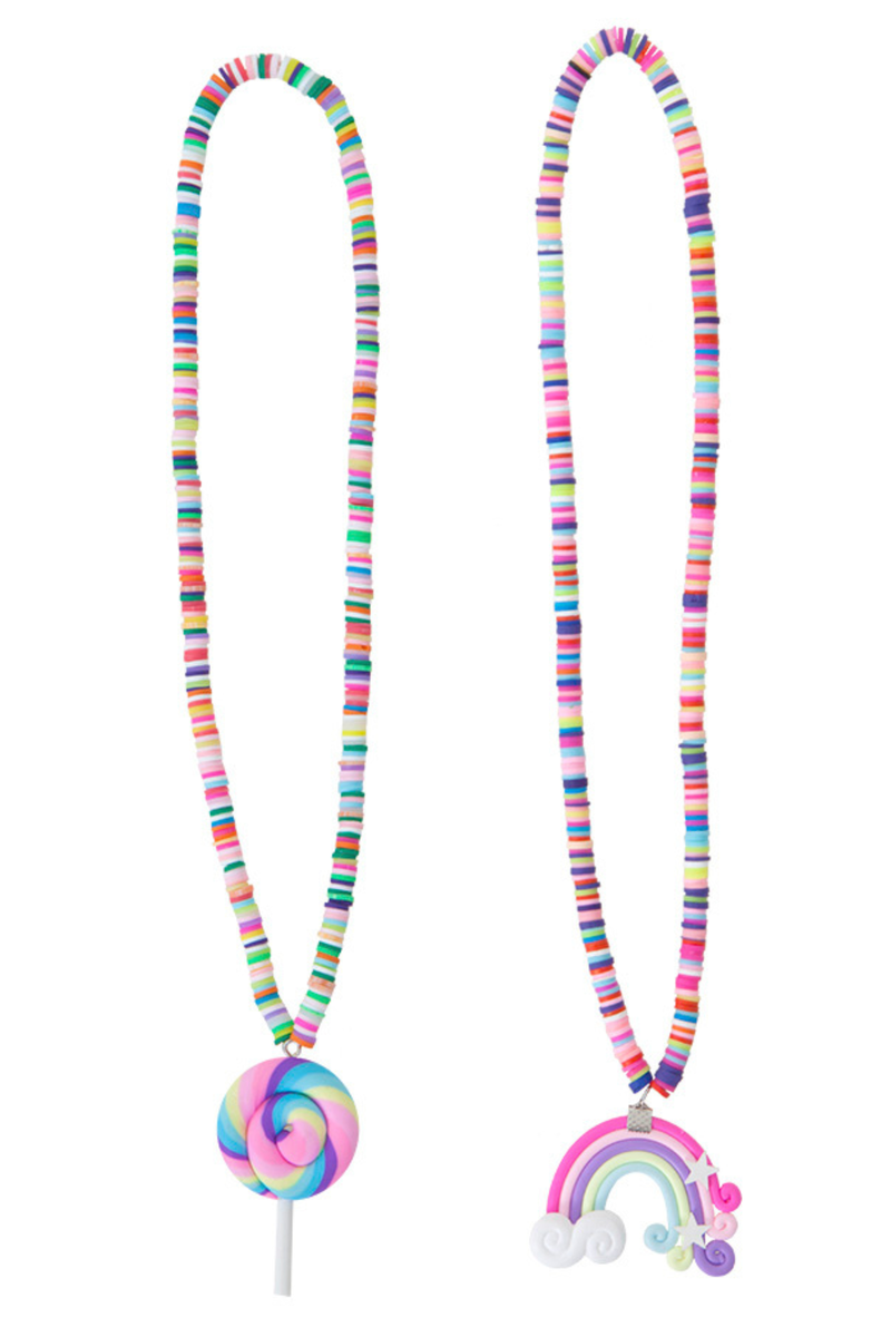 Rainbow Lolly Necklace, Assorted