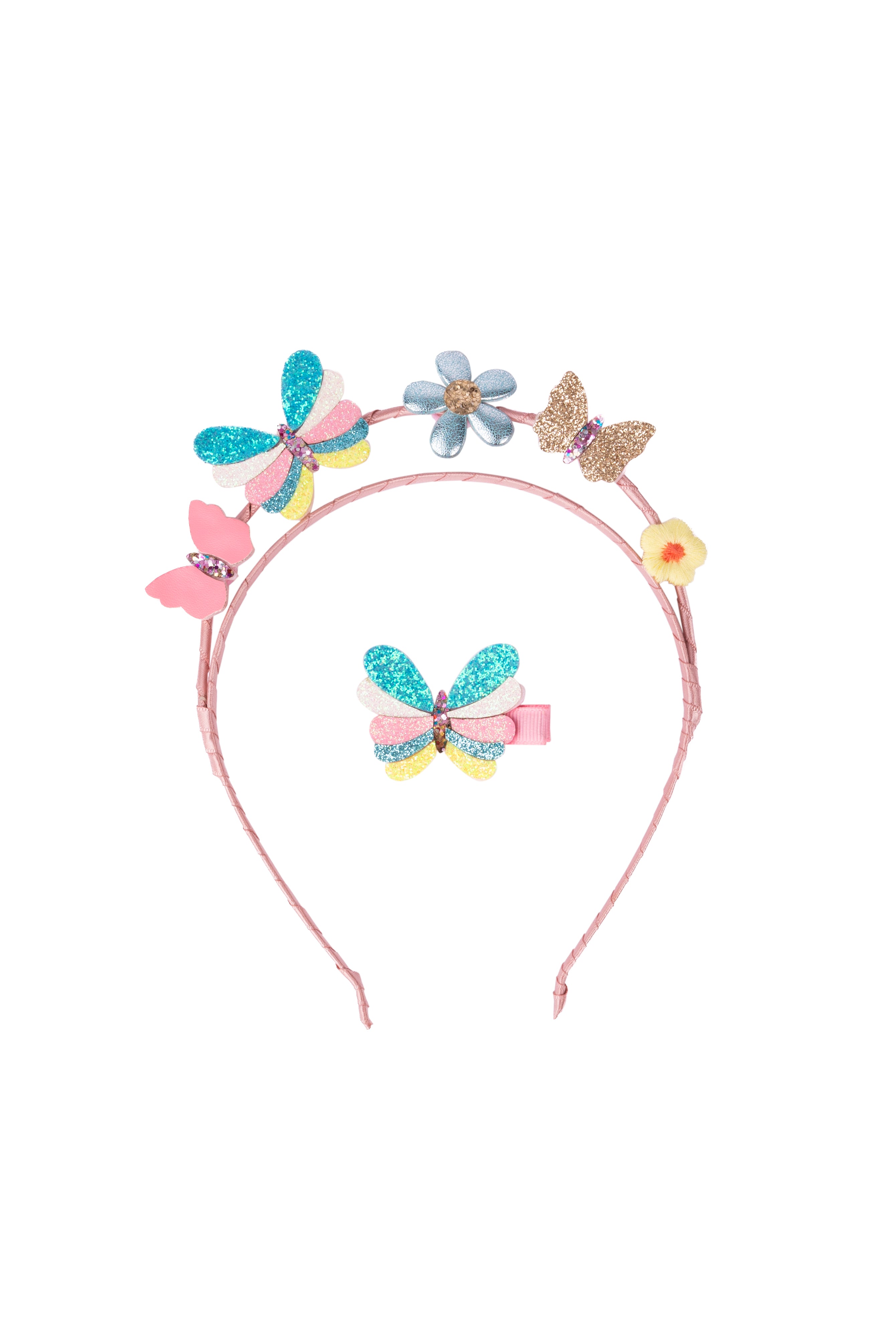 Butterflies for Days Headband & Clip