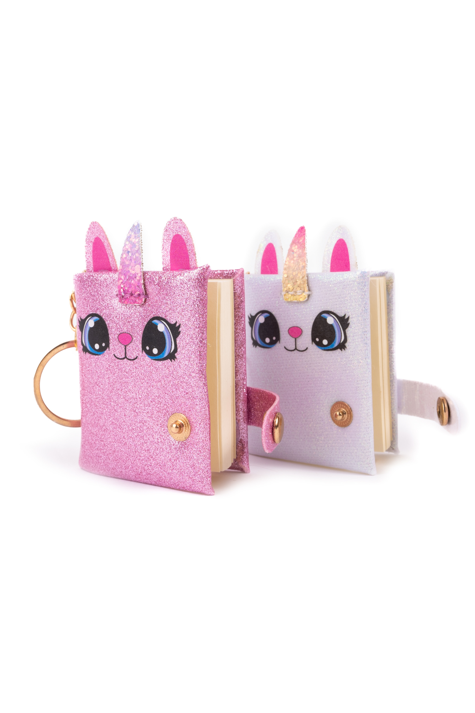 Mini Sparkly Friends Keychain Journal, Caticorn, Assorted