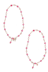 Boutique Pink Crystal Necklace Assortment