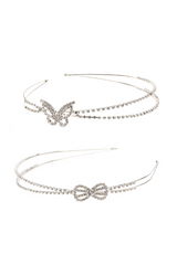 Boutique Butterfly Bow Headband, Assorted
