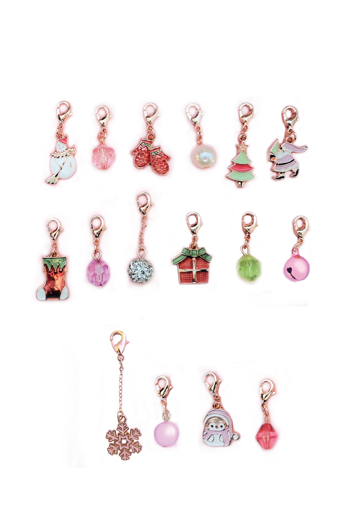 Calendrier de l'Avent - "Construis ton propre bracelet" - thème " Cherished Charms"
