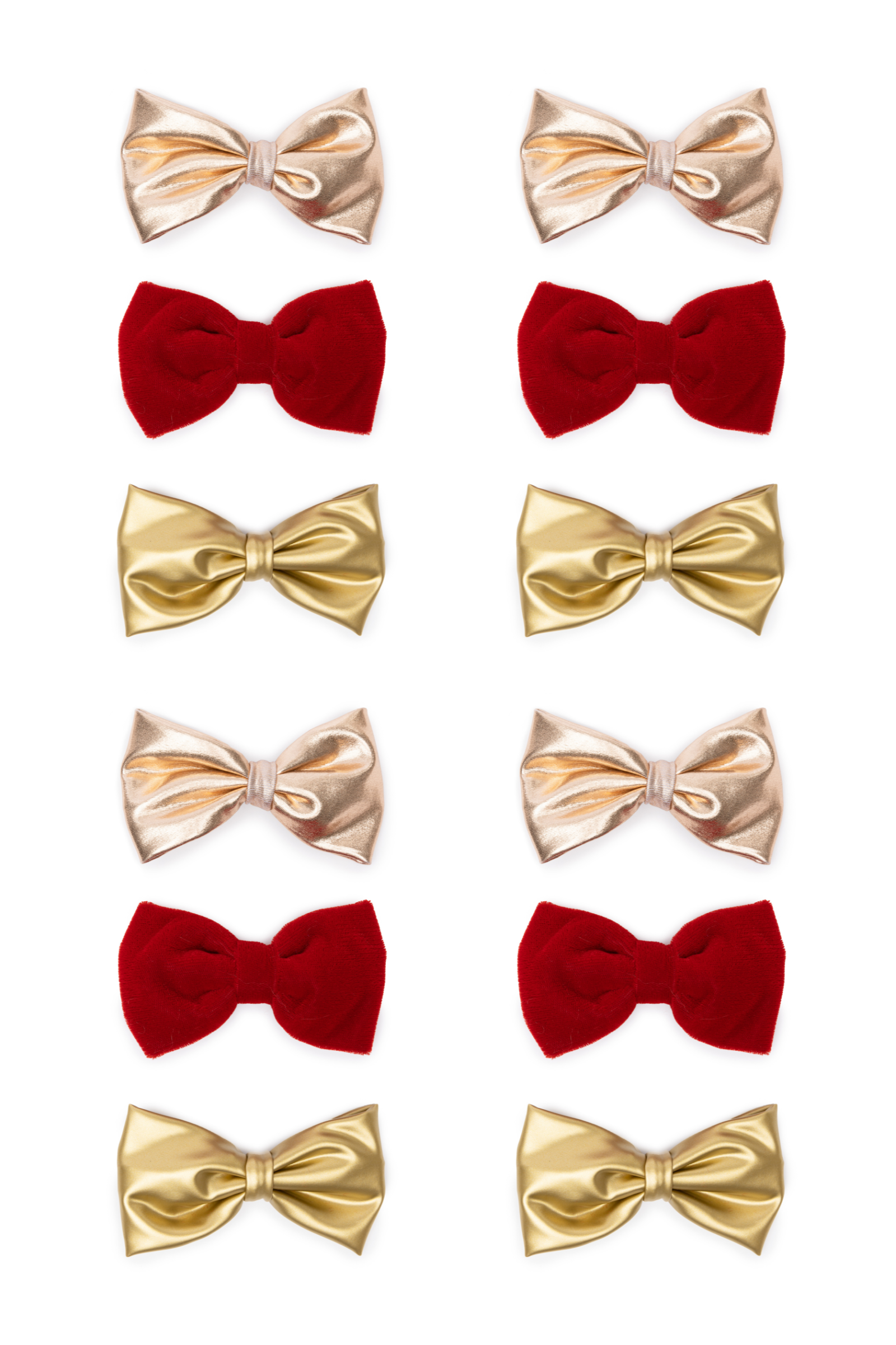 Sparkle Bow Clips, 12pcs Bundle