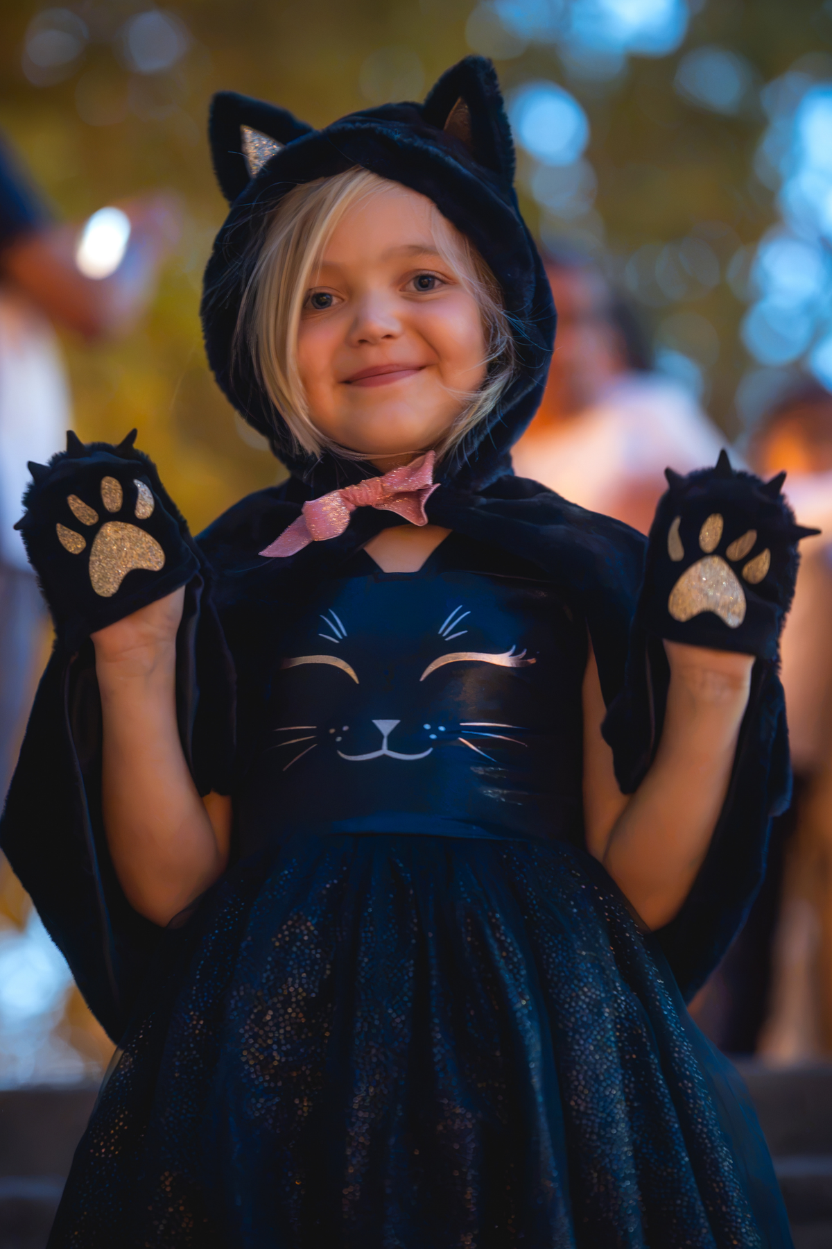 Black Cat Cuddle Cape