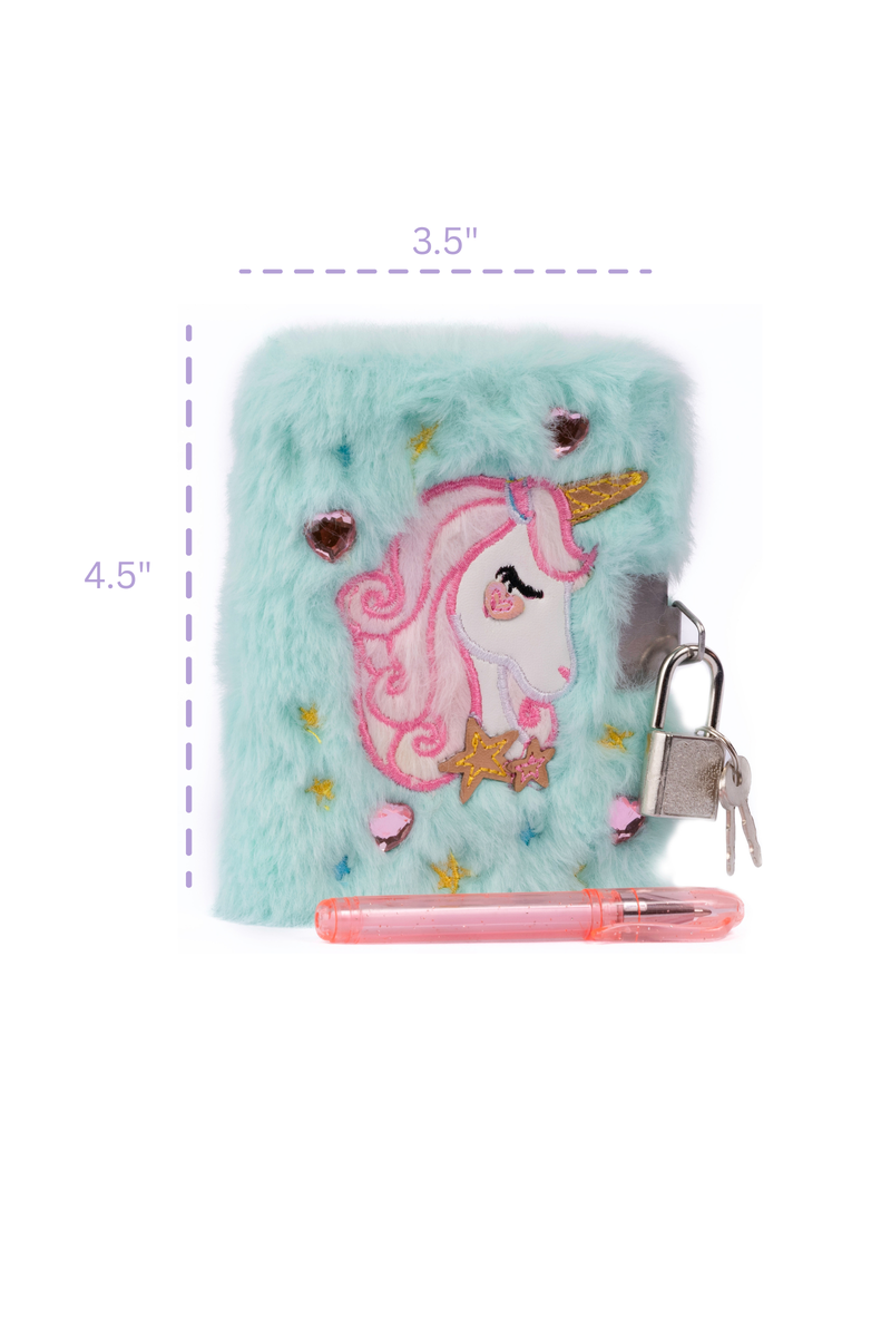 Journal intime peluche - Licorne