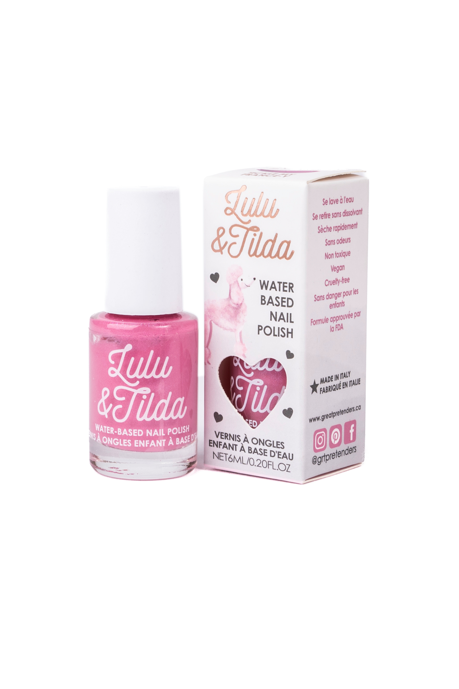 Vernis à ongles - Tickle My France-y - se lave à l'eau - 6ml 