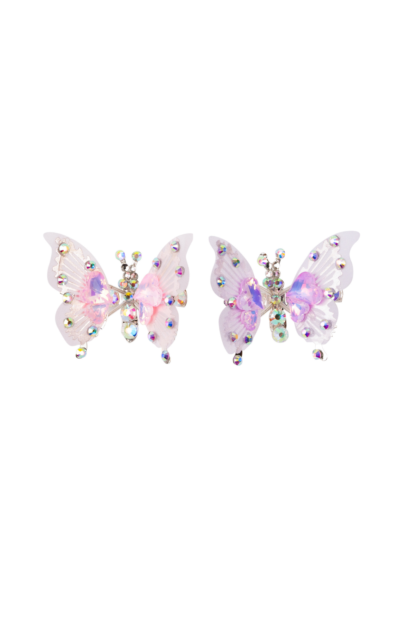 Pinces à cheveux Papillon Bouncy, Assorties