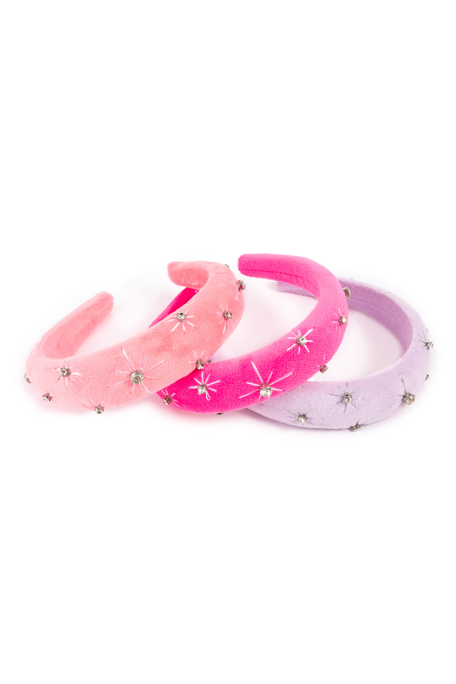 Serre-tête en velours Starburst, assorti