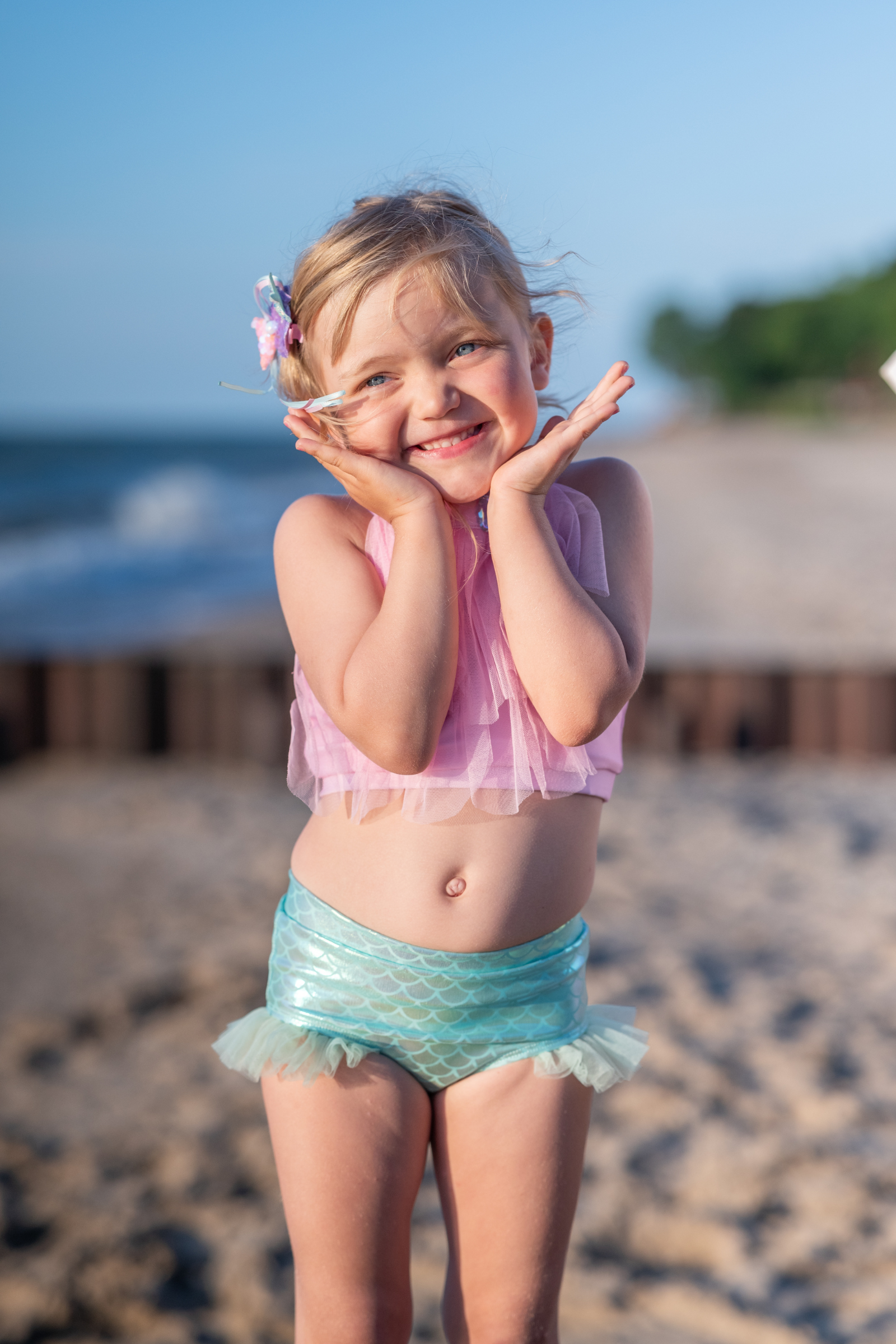 Pink Mermaid Swimsuit