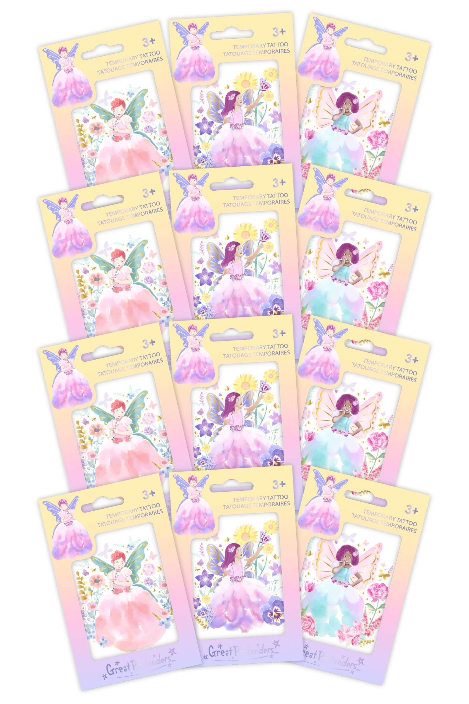 Butterfly Fairy Tattoo Assortment