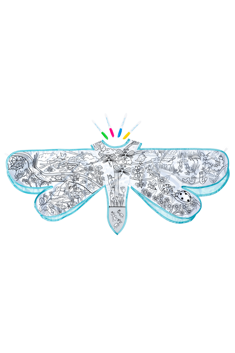 Colour-A-Dragon Fly Wings Cape